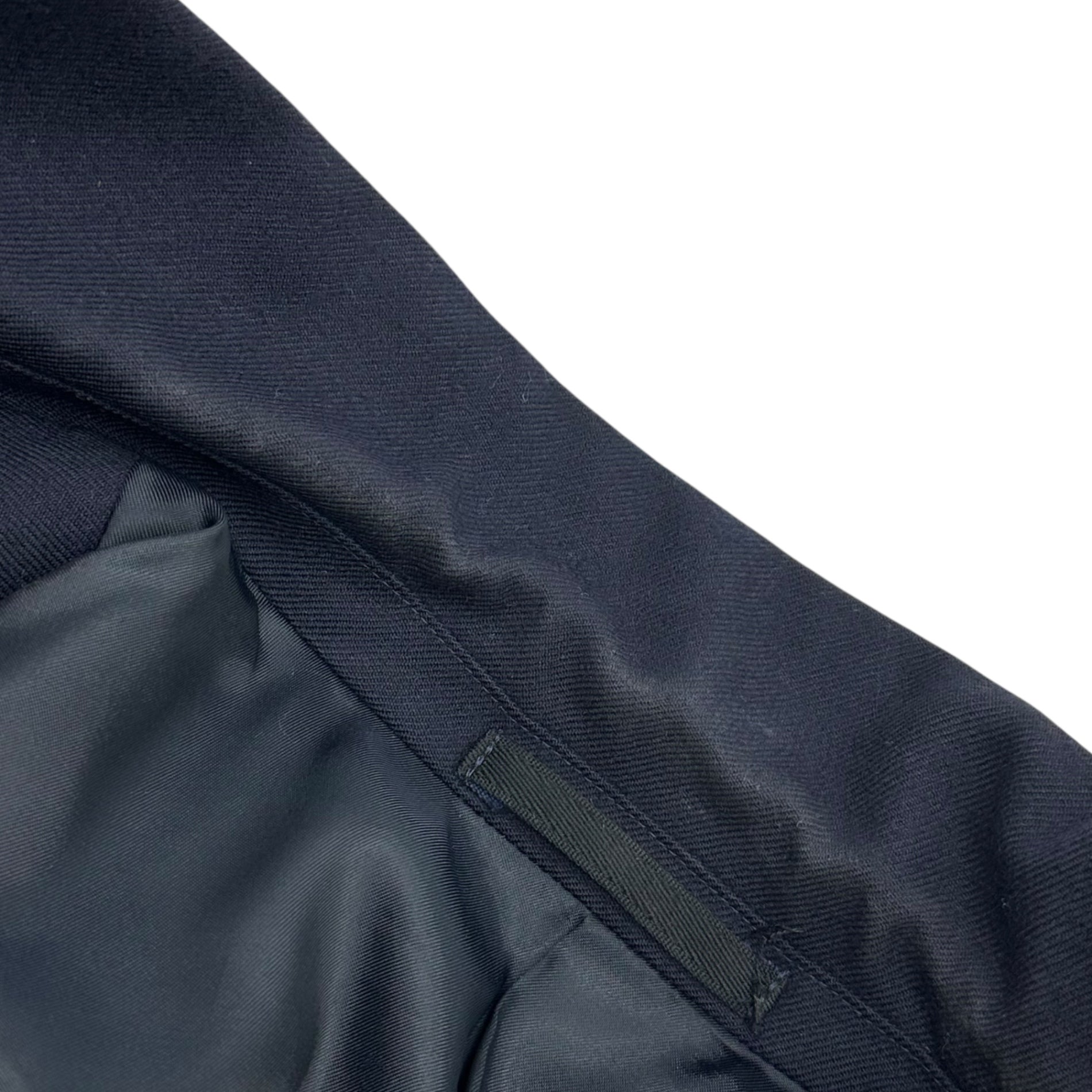 YOHJI YAMAMOTO(ヨウジヤマモト) "CENTRAL JAPAN RAILWAY COMPANY" Wool Set-Up Suit JR東海 制服 ウールセットアップ スーツ A6(L程度) ネイビー ダブル テーラード ジャケット 2タック スラックス