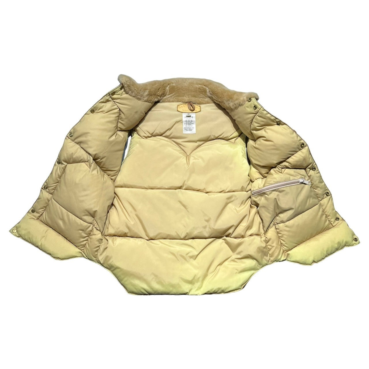 Rocky Mountain FeatherBed(ロッキーマウンテンフェザーベッド) Christy クリスティ ウエスタン レザー 切替 ダウン ベスト 450-462-11 38(M程度) ブラウン