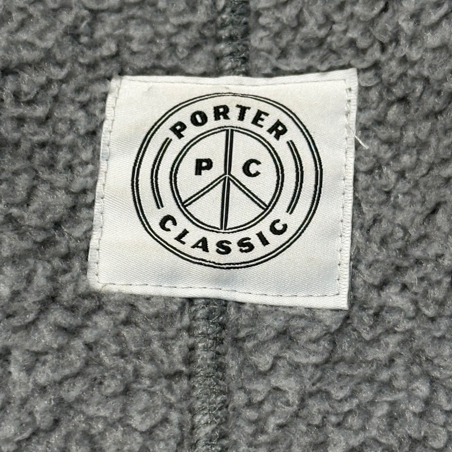 Porter Classic(ポータークラシック) BLOOM&BRANCH 別注 Fleece Shirt Coat Exclusive フリース シャツ コート 2 グレー カバーオール ジャケット ボア