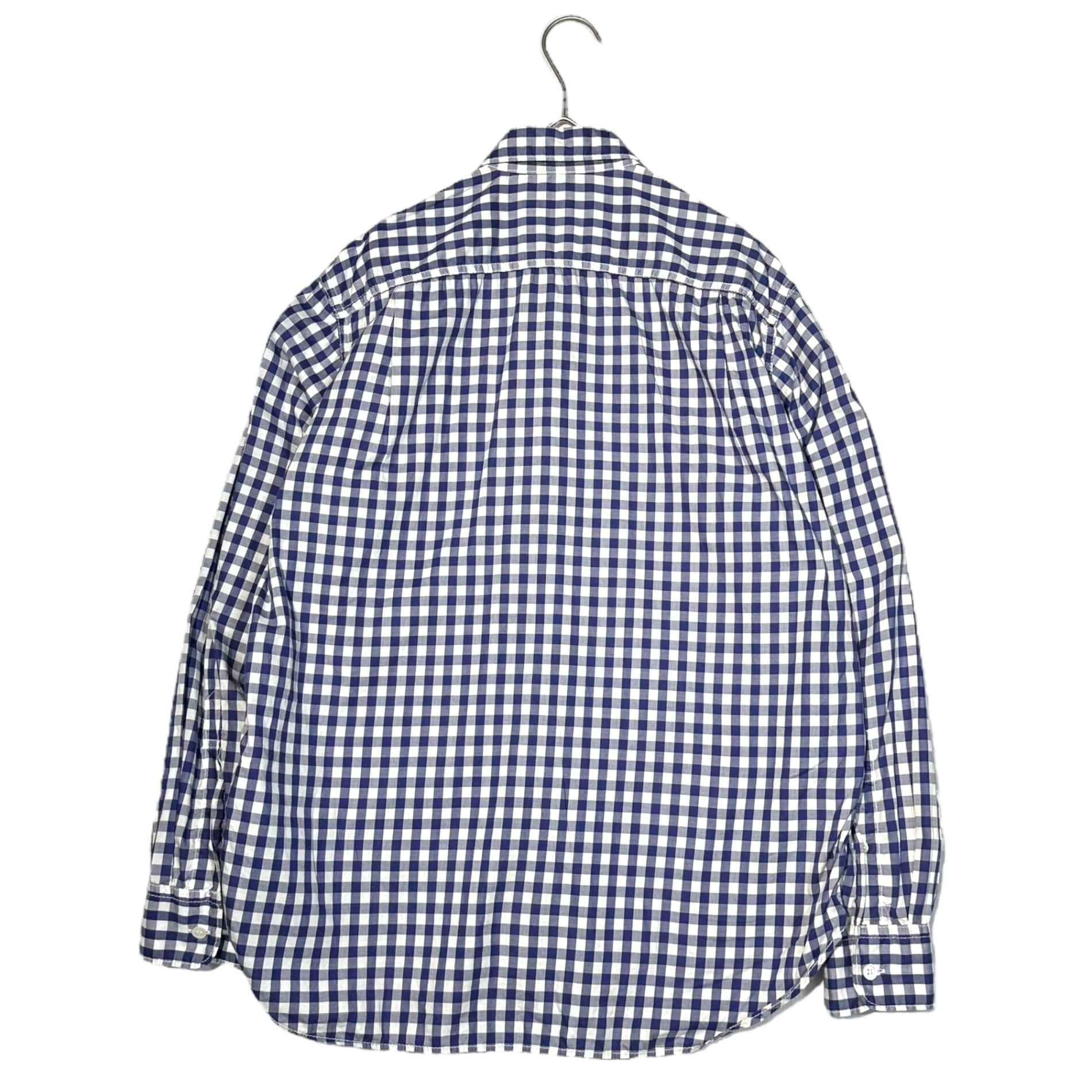 COMME des GARCONS HOMME(コムデギャルソンオム) 21SS Multi-pocket Random Gingham Check Long-Sleeved Shirt マルチポケット ランダム ギンガムチェック 長袖 シャツ HG-B021 XS ブルー AD2020