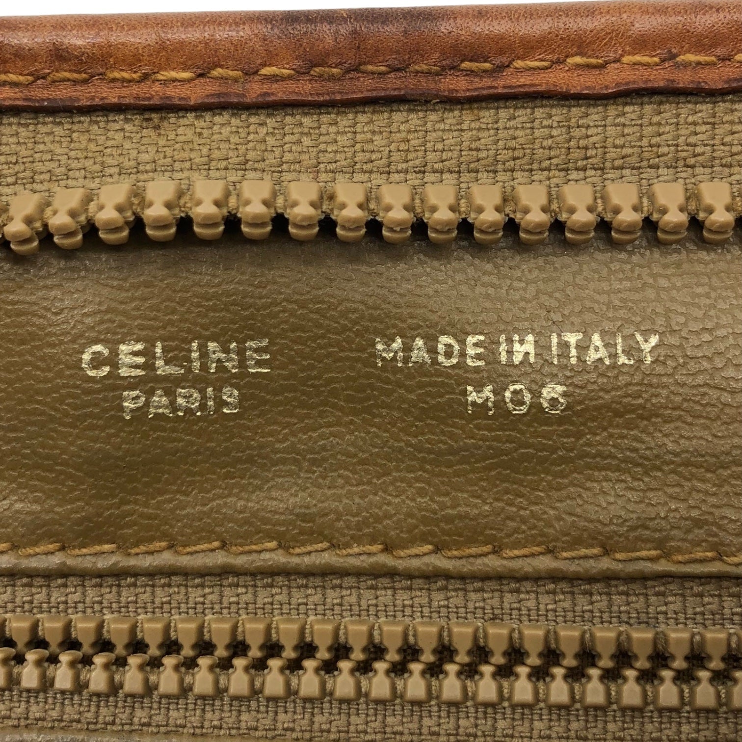 CELINE(セリーヌ) Macadam pattern clutch bag マカダム柄 クラッチ バッグ M06 ブラウン OLD CELINE ヴィンテージ セカンド ポーチ