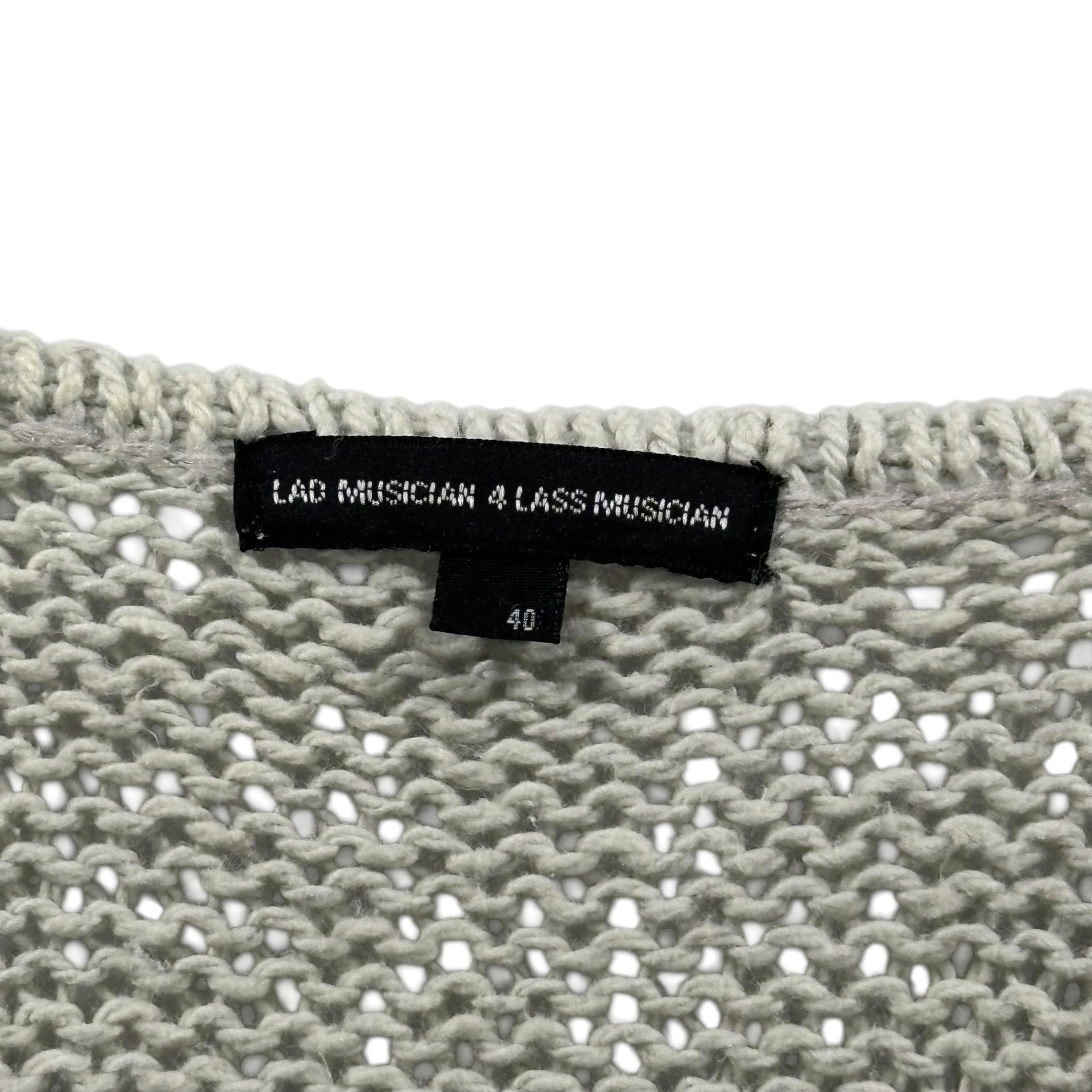 LAD MUSICIAN(ラッドミュージシャン) 00's Archive Cotton Sleeveless Knit アーカイブ コットン ノースリーブ ニット 4104-007 40 ミントグリーン