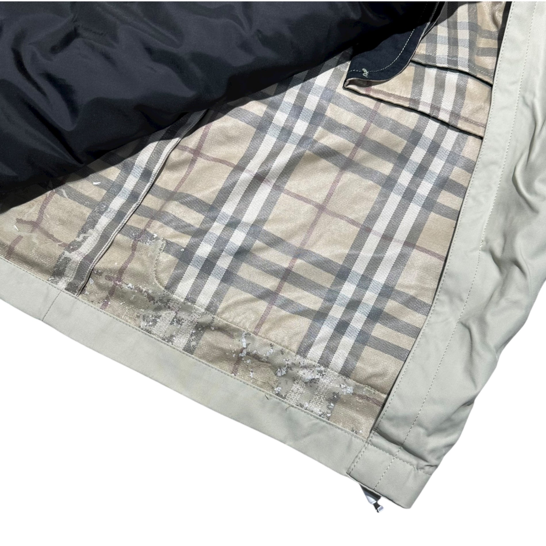 BURBERRY LONDON(バーバリーロンドン) Down Liner 2-Way Cotton Jacket ダウンライナー 2WAY コットン ジャケット BBN80-523-03 S ベージュ