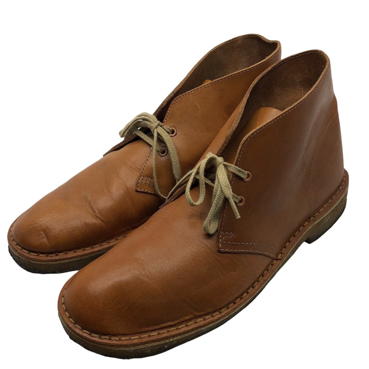 clarks(クラークス) Desert Boots デザート ブーツ チャッカー レザー シューズ 8(26cm程度) ブラウン 定番品