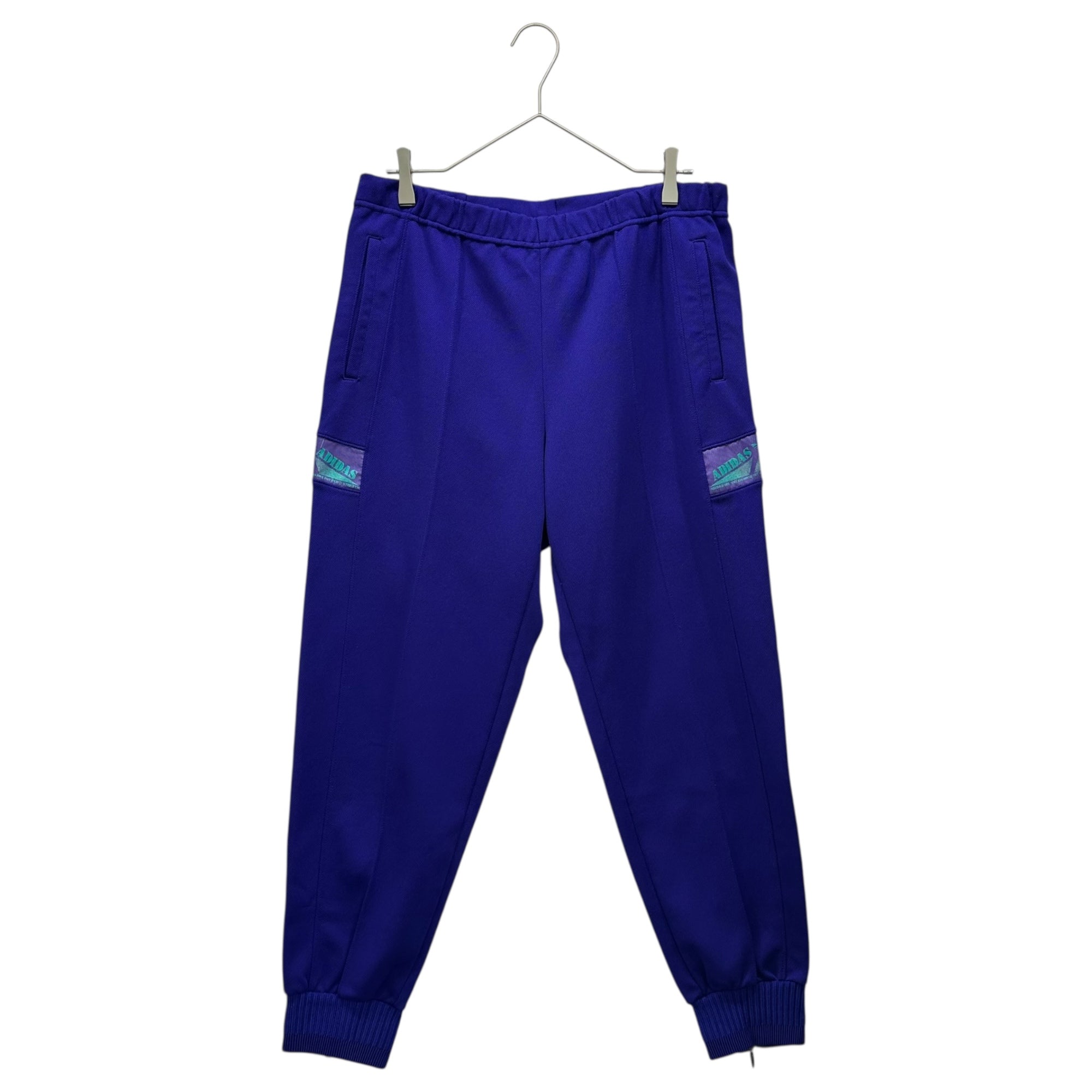 adidas(アディダス) 90's Hem Zipper Ribbed Jersey Pants 90年代 裾ジップ リブ ジャージ パンツ L パープル