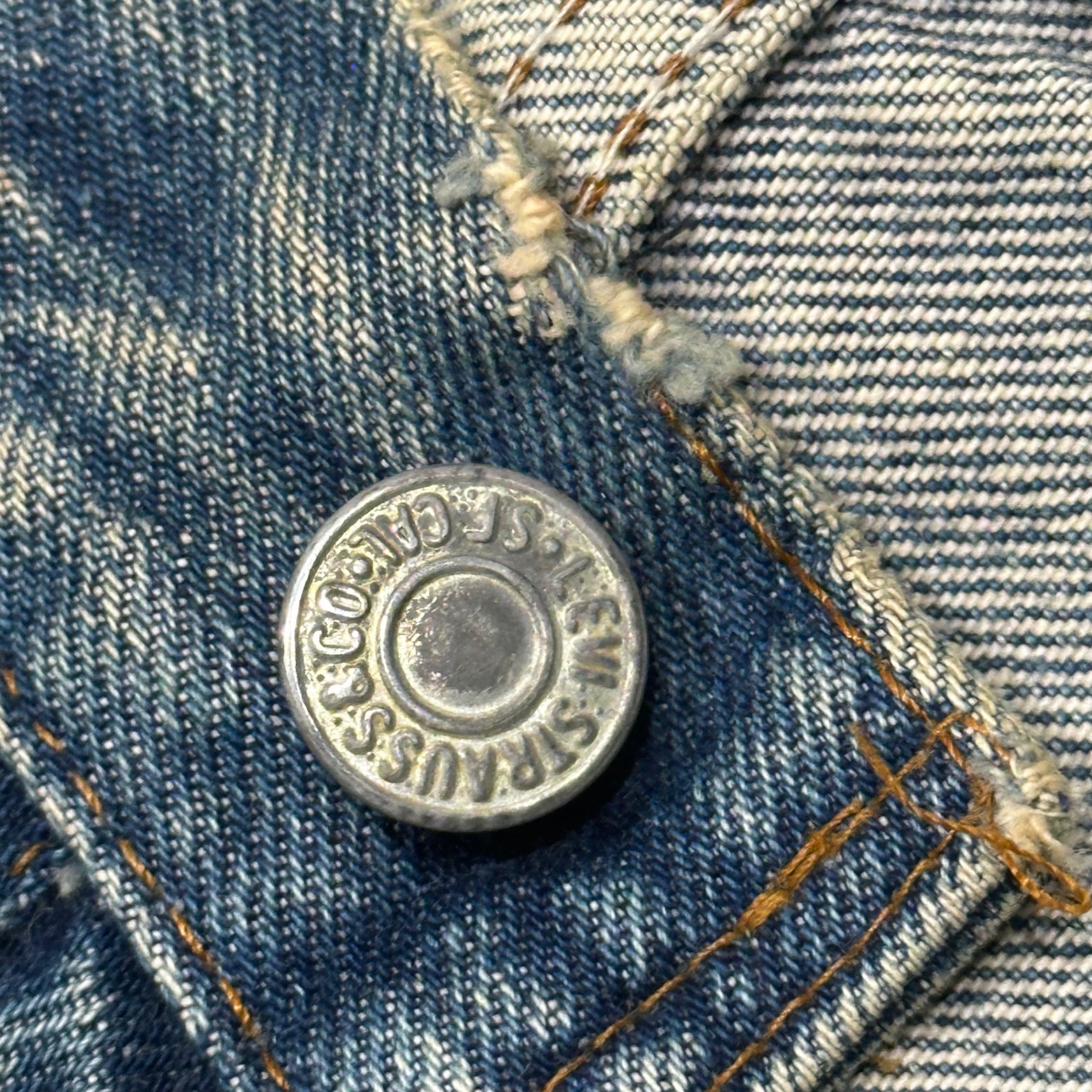Levi's(リーバイス) 1980's 501 Redline Vintage Denim pants 赤耳 ヴィンテージ デニム パンツ 表記消(実寸約W30) インディゴ 80年代 ヴィンテージ セルビッチ ボタン裏524
