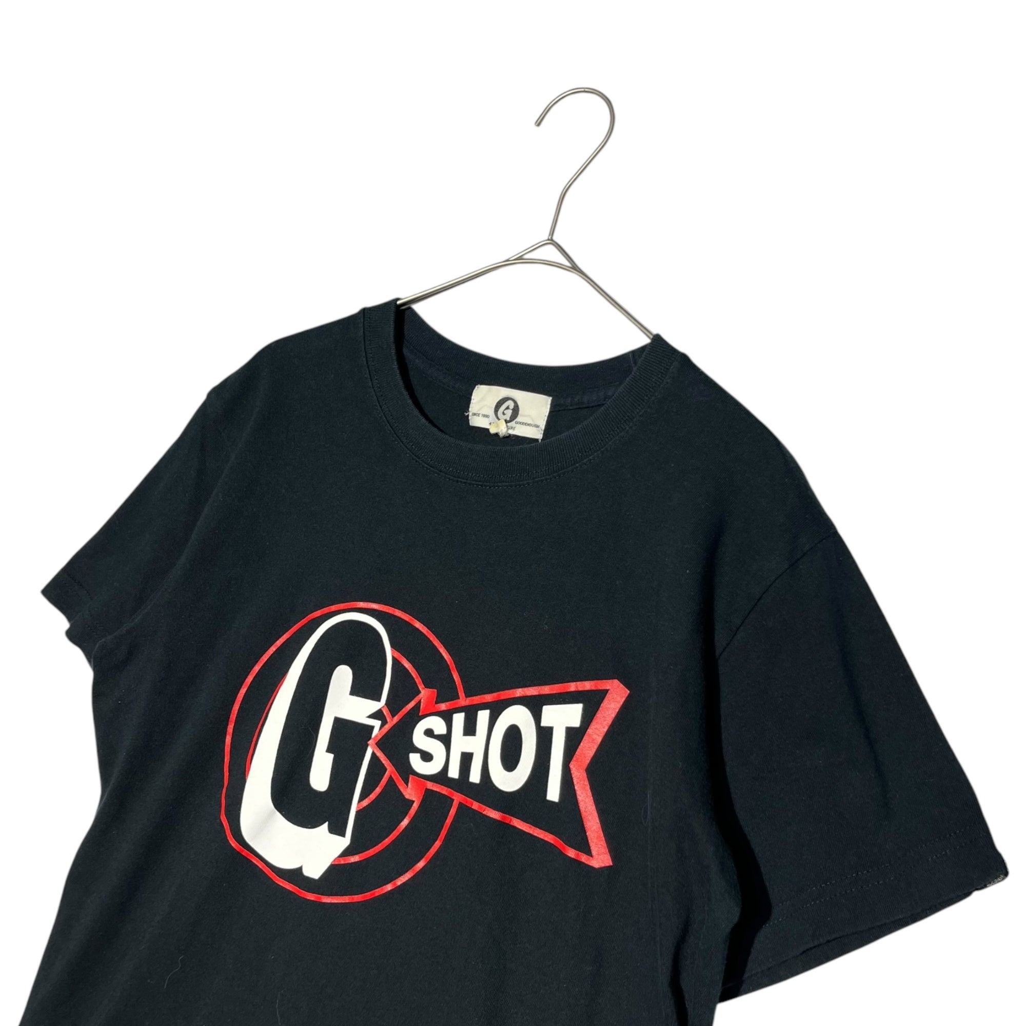 GOODENOUGH(グッドイナフ) G SHOT PRINT T-SHIRT ジーショット プリント Tシャツ 復刻 S ブラック