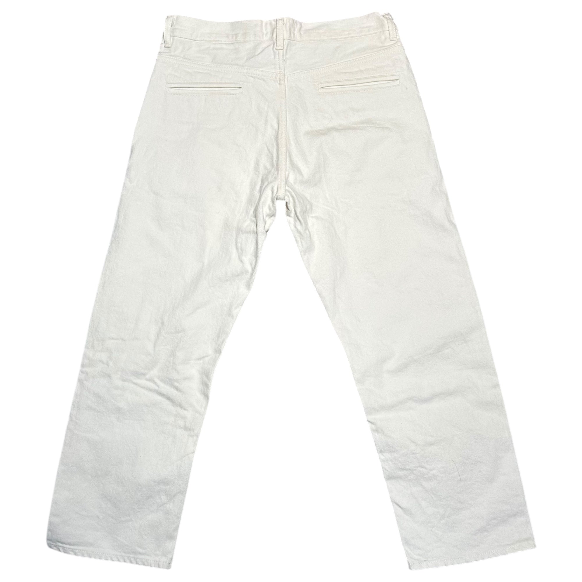 STUDIO NICHOLSON(スタジオニコルソン) BARI JEANS バリ ジーンズ ホワイト デニム パンツ SN-131 M ホワイト