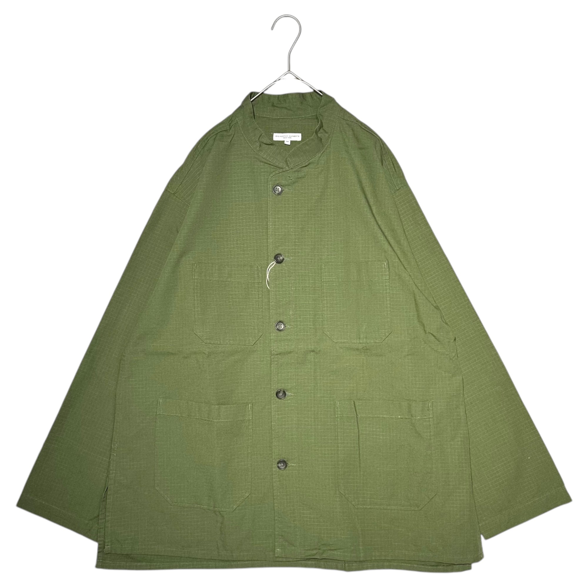 Engineered Garments(エンジニアードガーメンツ) 22SS Dayton Shirt Olive Cotton Ripstop デイトン シャツ リップストップ ミリタリー ジャケット M カーキ