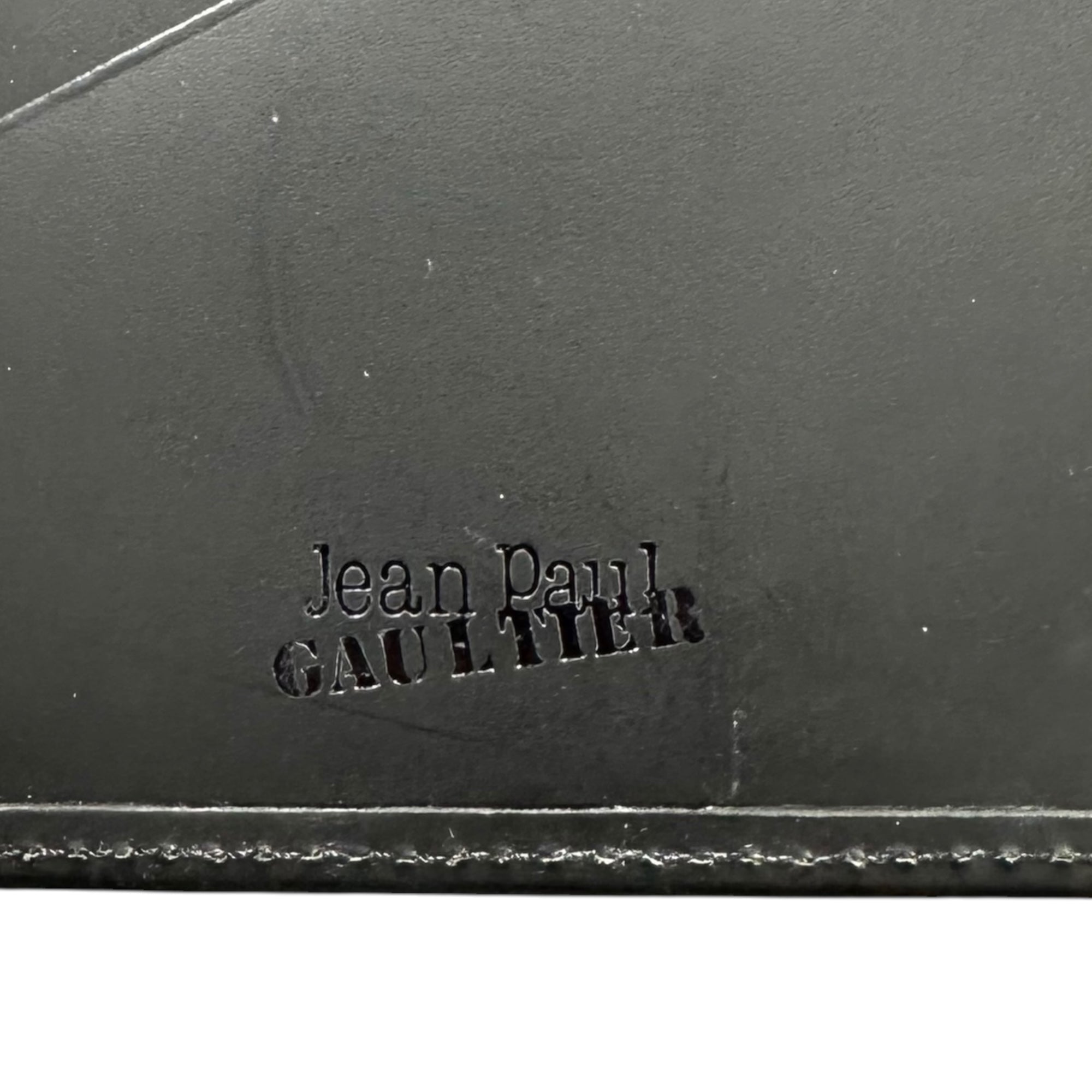 Jean Paul GAULTIER(ジャンポールゴルチエ) Metal Plate Notebook Cover メタル プレート 手帳 カバー ブラック×シルバー アーカイブ