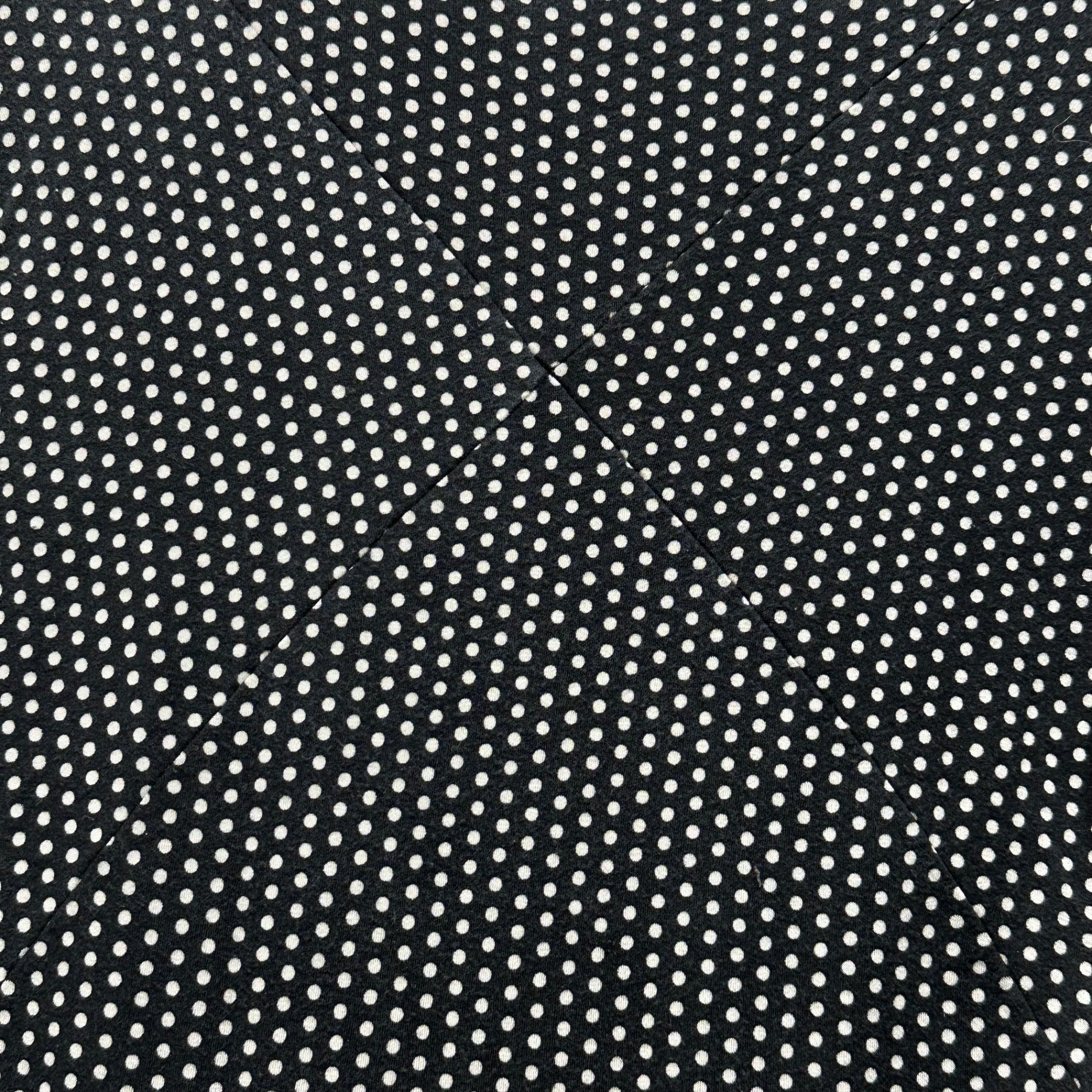 COMME des GARCONS JUNYA WATANABE(コムデギャルソンジュンヤワタナベ) Short sleeve dot top 半袖 ドット カットソー ブラック×ホワイト 品質表示タグ切取