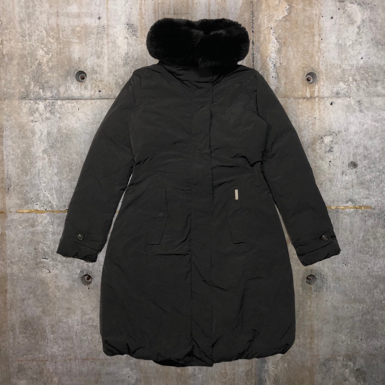 WOOLRICH(ウールリッチ) LUXURY VANCOUVER/フォックスファーダウンコート/ダウンジャケット 1502253 XS ブラック WOOLRICH WOOLEN MILLS