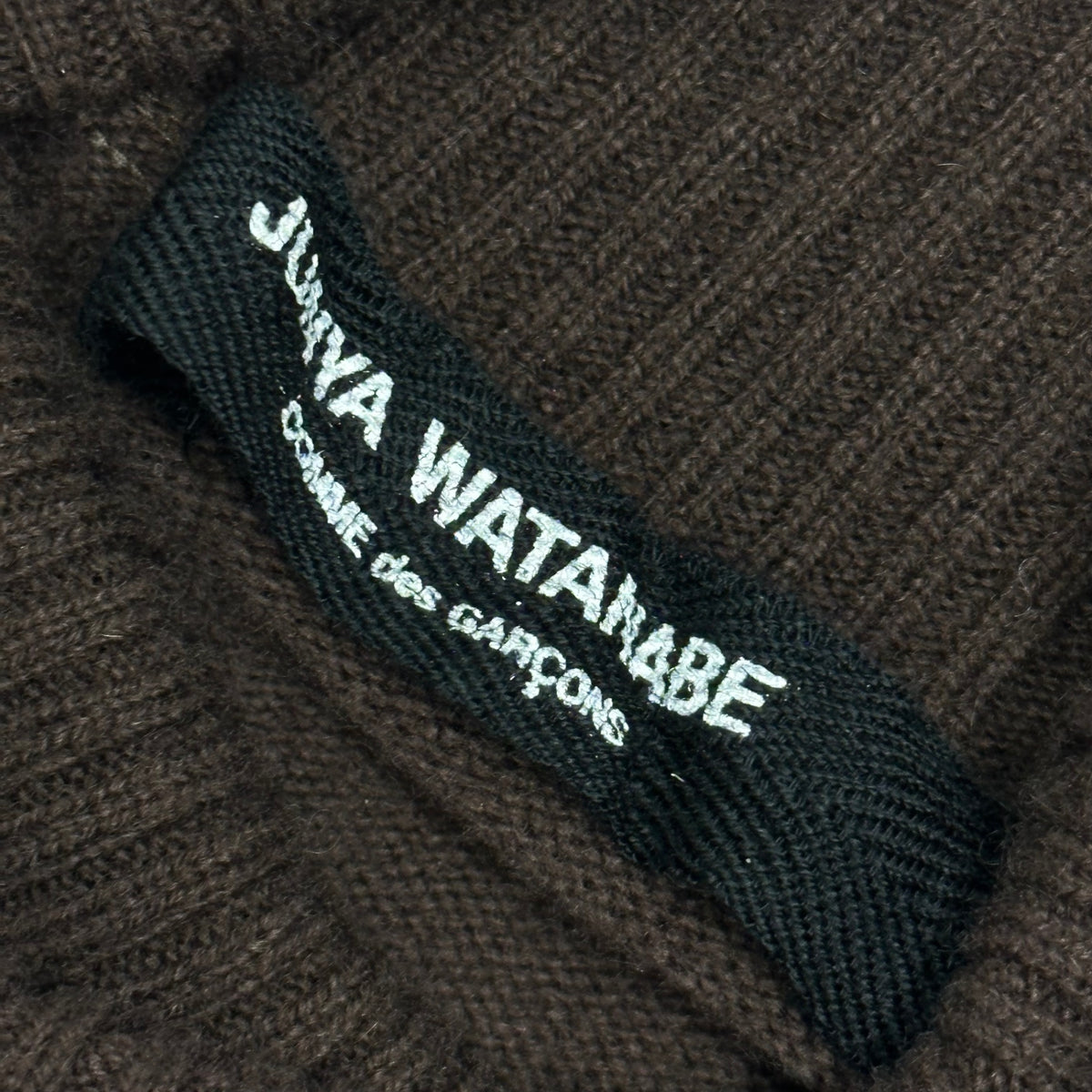 JUNYA WATANABE COMME des GARCONS(ジュンヤワタナベコムデギャルソン) 2000AW Cashmere-Blend Turtleneck Wool Sweater カシミア混 タートルネック ウール ニット JN-040450 FREE ブラウン AD2000