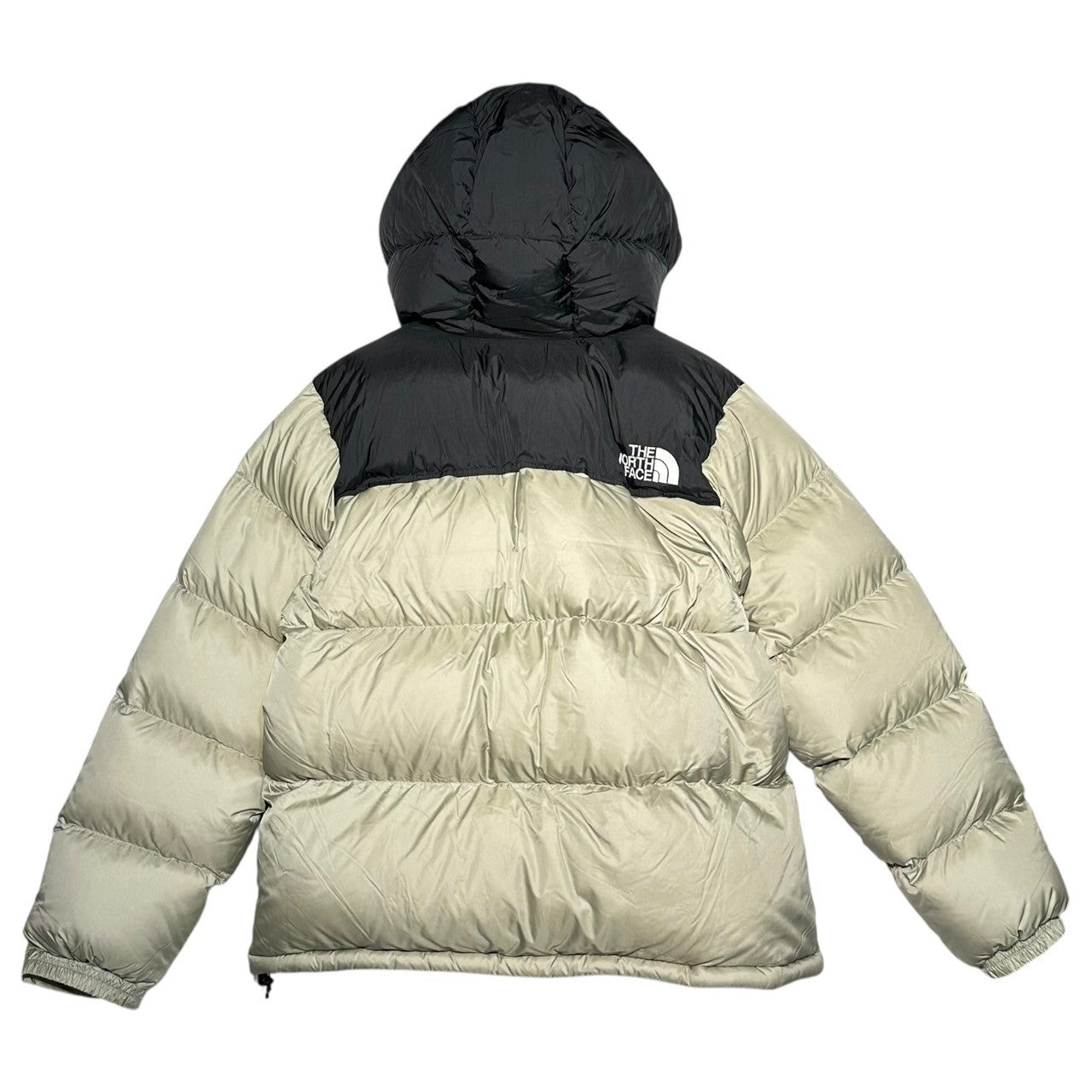 THE NORTH FACE(ノースフェイス) Nuptse Hoodie ヌプシ フーディ ダウン ジャケット ND92331 XL アイボリー×ブラック