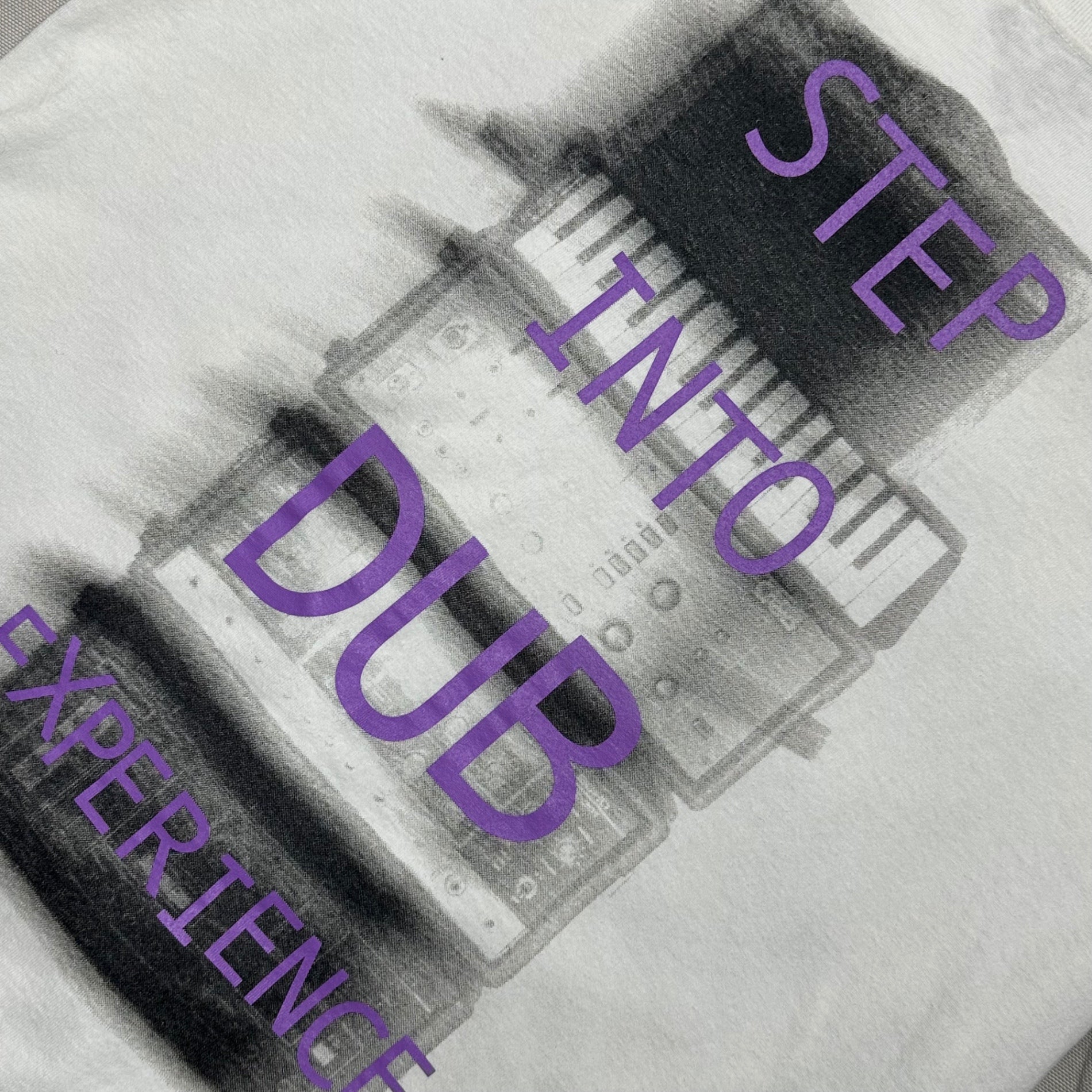 ELECTRIC COTTAGE(エレクトリックコテージ) 2002AW STEP INTO DUB Graphic s/s T-shirt グラフィック 半袖 Tシャツ L STEPPERS RECORDS コラボアイテム