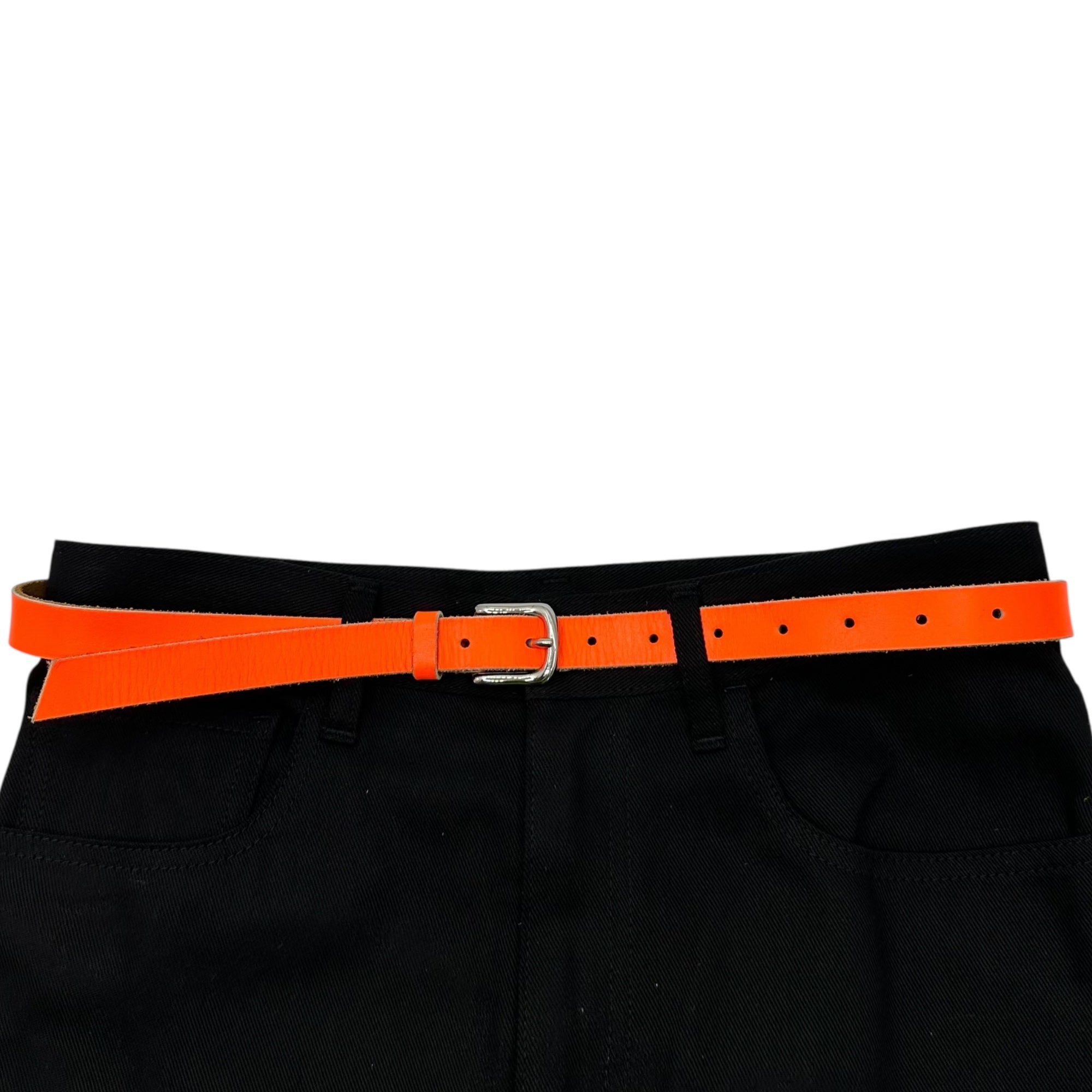 tricot COMME des GARCONS(トリココムデギャルソン) Orange Narrow Leather Belt オレンジ ナロー レザー ベルト オレンジ
