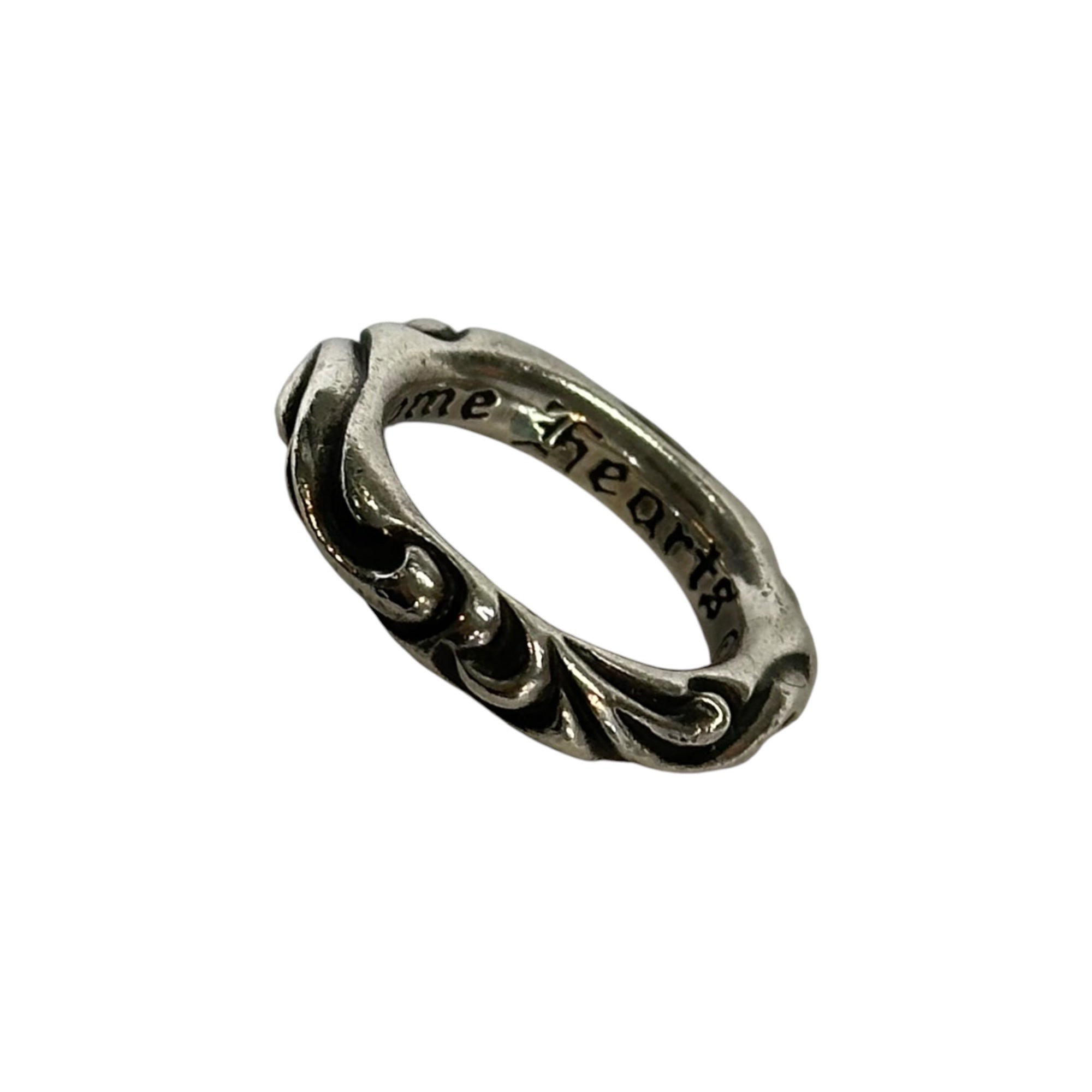 CHROME HEARTS(クロムハーツ) SCRL BAND RING スクロール バンド リング 11.5号 シルバー 重さ:約8.5g
