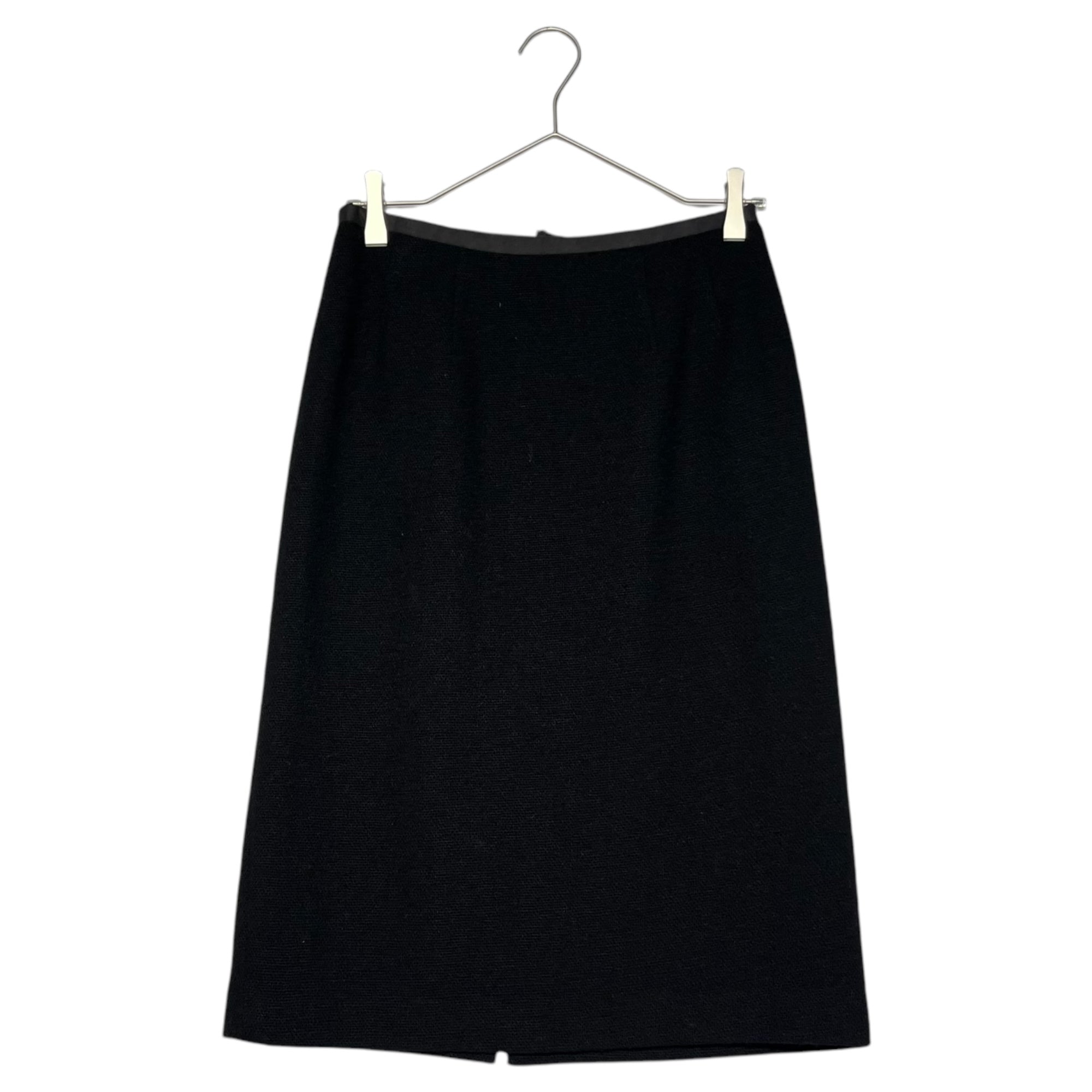 robe de chambre COMME des GARCONS(ローブドシャンブルコムデギャルソン) 90's Vintage wool knee-length skirt ヴィンテージ ウール 膝丈 スカート RS-040270 S程度 ブラック AD1997