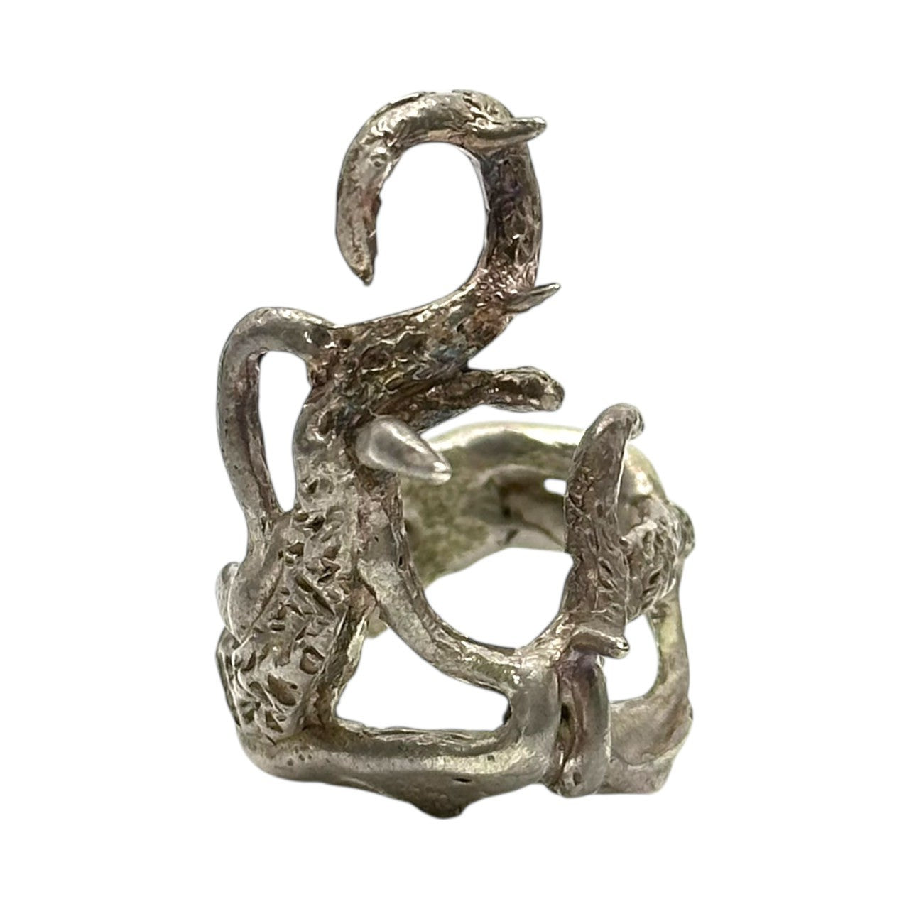 STONE BELLY(ストーンベリー) 925 Silver Thorned Dragon Tail Ring ソーンズ ドラゴンテイル リング シルバー 15号 シルバー 指輪 ストックホルム発ブランド