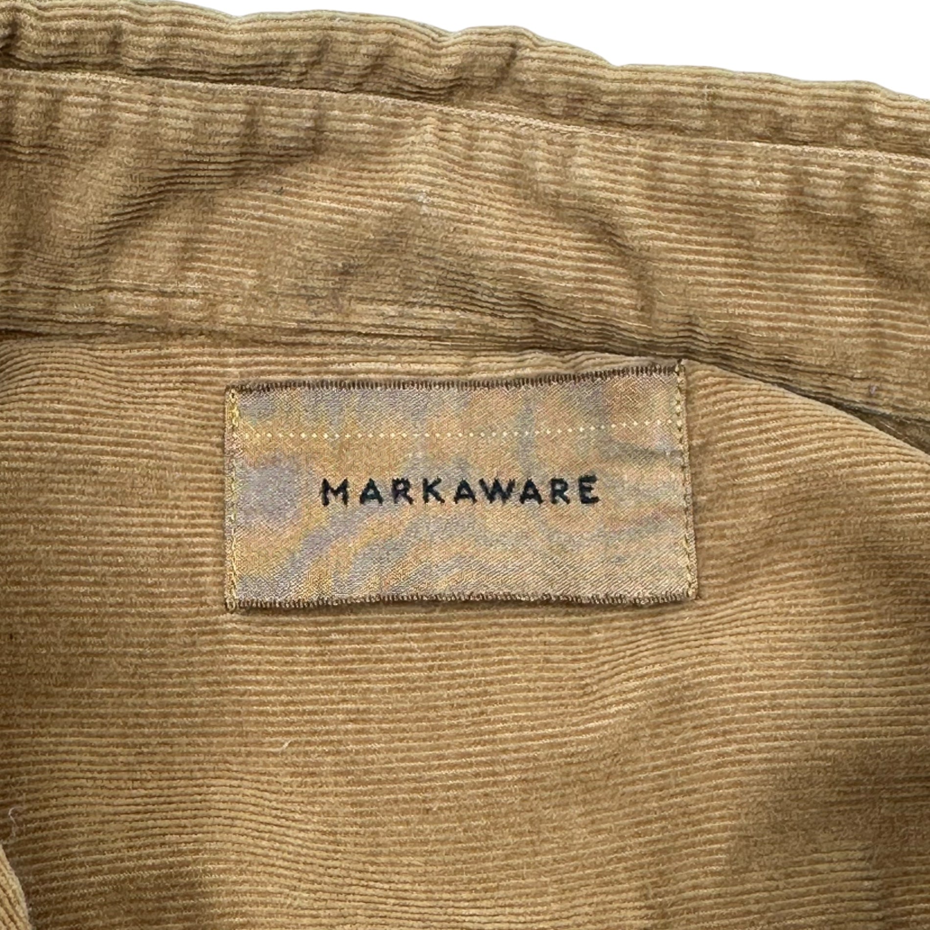 MARKAWARE(マーカウェア) 20AW Long sleeve corduroy basic shirt 長袖 コーデュロイ ベーシック シャツ A20C-10SH01C S ベージュ