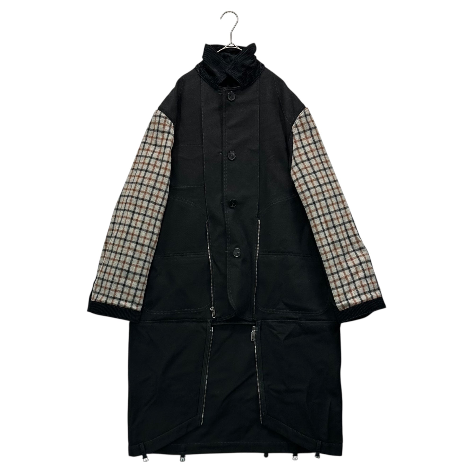 MAISON MARGIELA(メゾンマルジェラ) 24AW 4Way Hunting River Reversible Jacket ハンティング リバーバーシブル ジャケット S51AA0352 36 ブラック コート