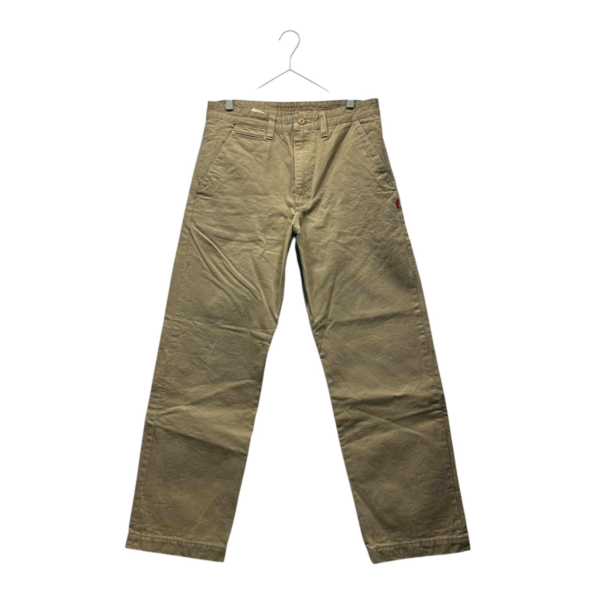 WTAPS(ダブルタップス) TROUSERS COTTON CHINO WAY OF LIFE コットン チノ トラウザー パンツ 112LTDT-PTM05 M ベージュ