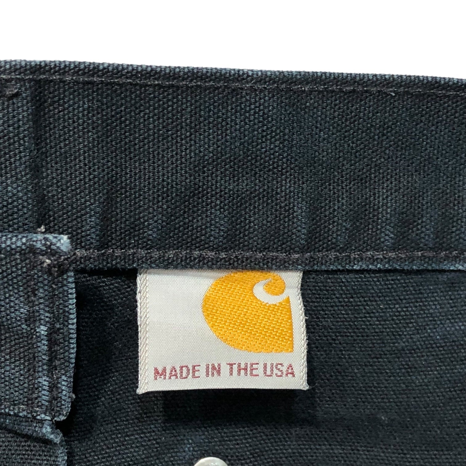 carhartt(カーハート) double knee painter pants ダブルニー ペインター パンツ USA製 29×34 ブラック ダック地 ワーク