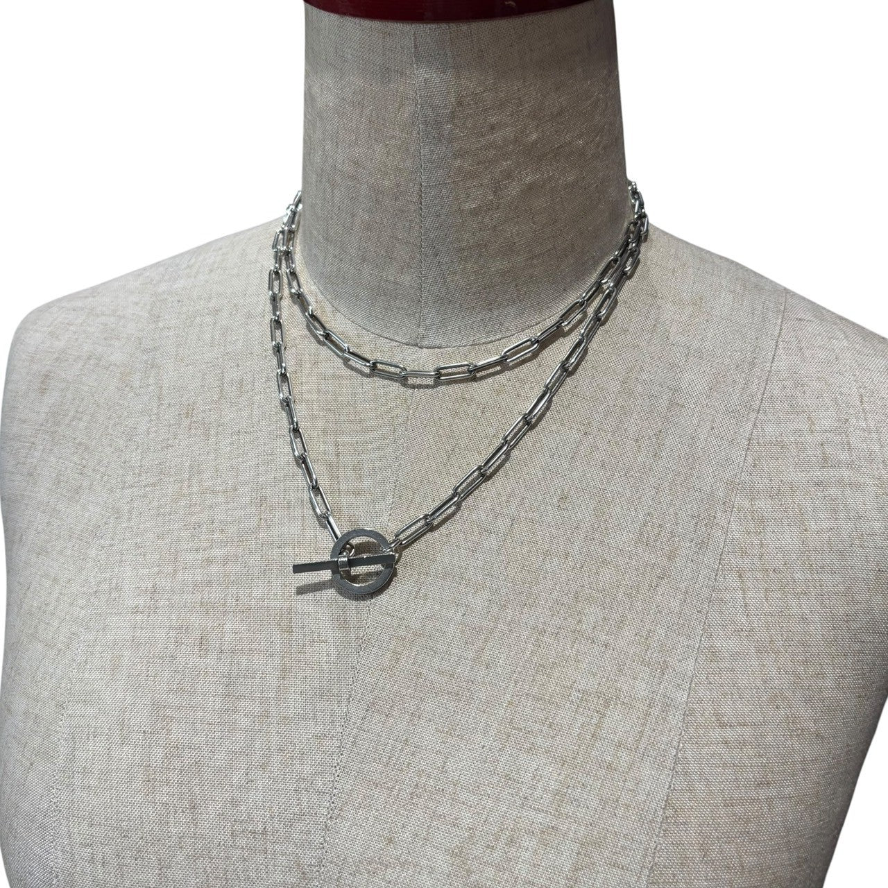 HERMES(エルメス) Chaine d'Ancre game Chain necklace シェーヌダンクル ゲーム ネックレス シルバー SV925
