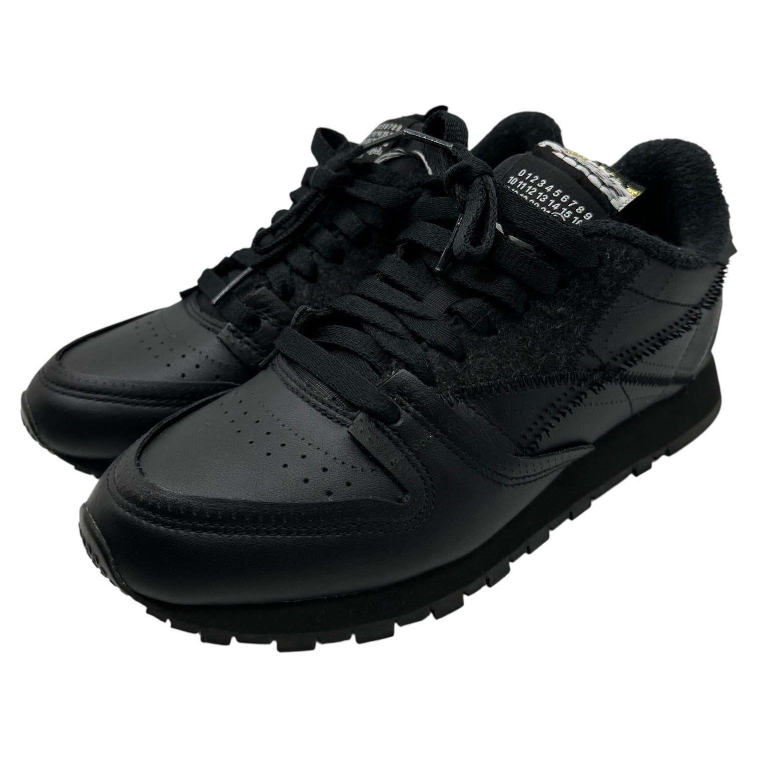 MAISON MARGIELA×Reebok(メゾンマルジェラ×リーボック) Project 0 CL Memory Of "Black" プロジェクト 0 クラシック メモリー オブ GW5014 24cm ブラック コラボ スニーカー