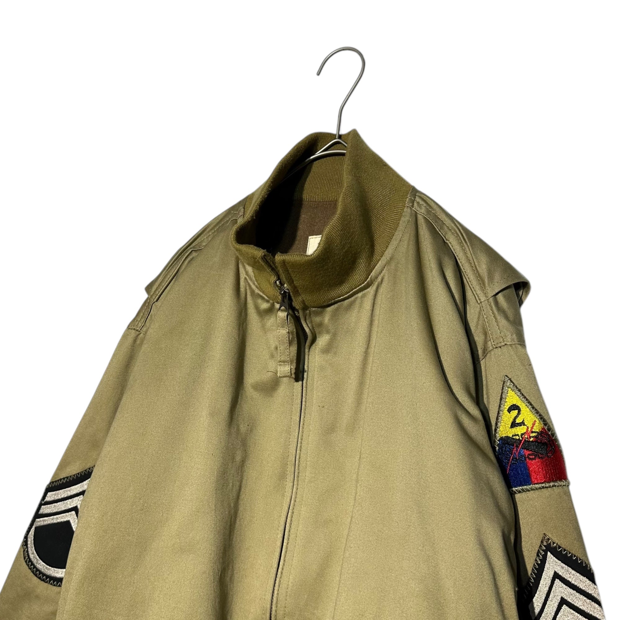 YMCL KY(ワイエムシーエルケーワイ) tanker jacket タンカース ジャケット W-669-qm-16999 42R カーキ 復刻 ミリタリー 古着 TALON ジップ