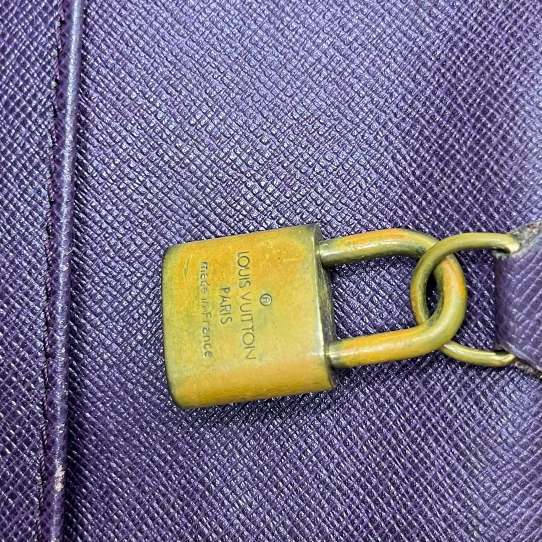 LOUIS VUITTON(ルイヴィトン) Porte de Cumin Voyage ポルト ドキュマン ヴォワヤージュ エピ M54476 イエロー ネームタグ付き ブリーフケース ハンドバッグ ビジネス