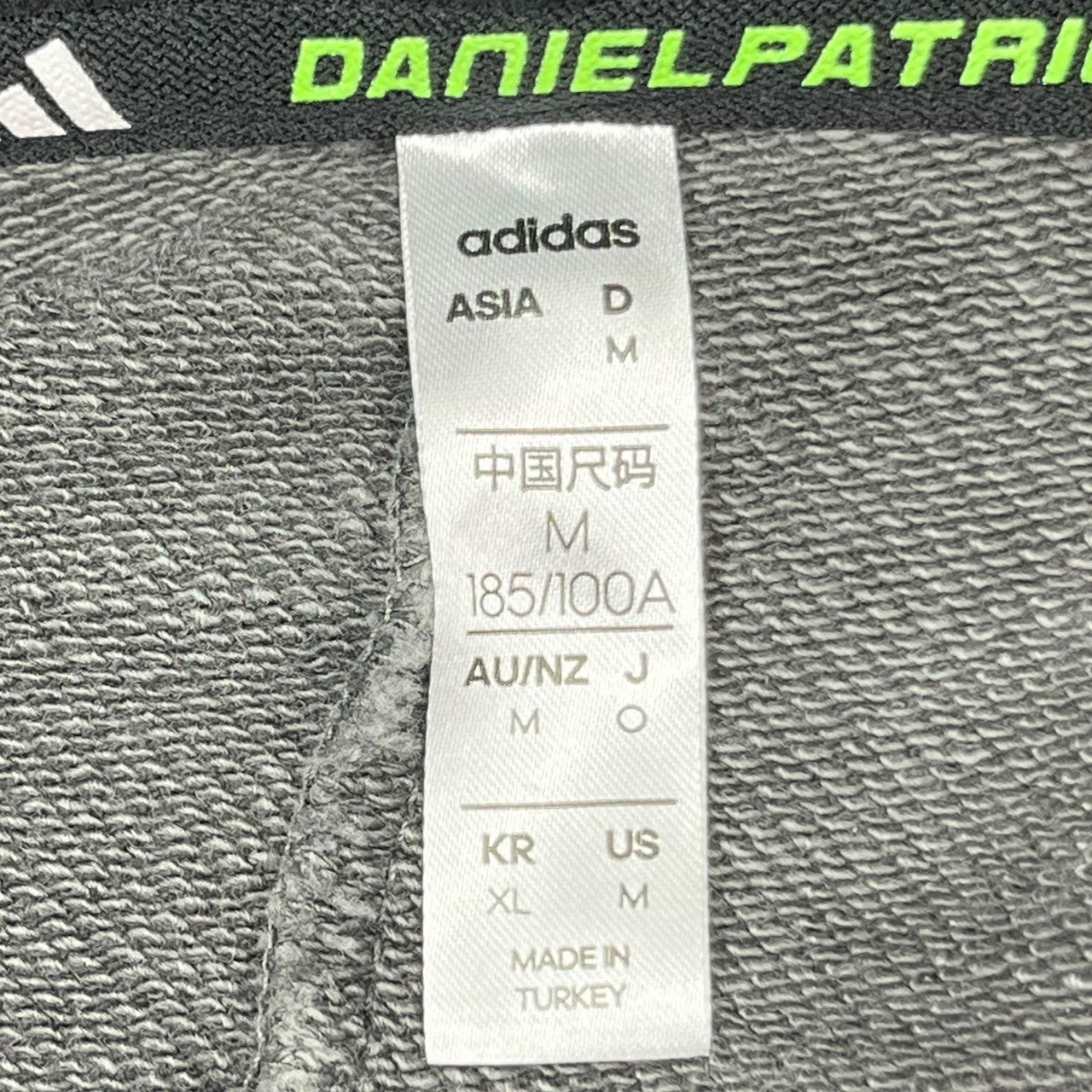 adidas×DANIEL PATRICK(アディダス×ダニエル パトリック) James Harden Hoodie ロゴ フェード プルオーバー パーカー FR5759 O グレー