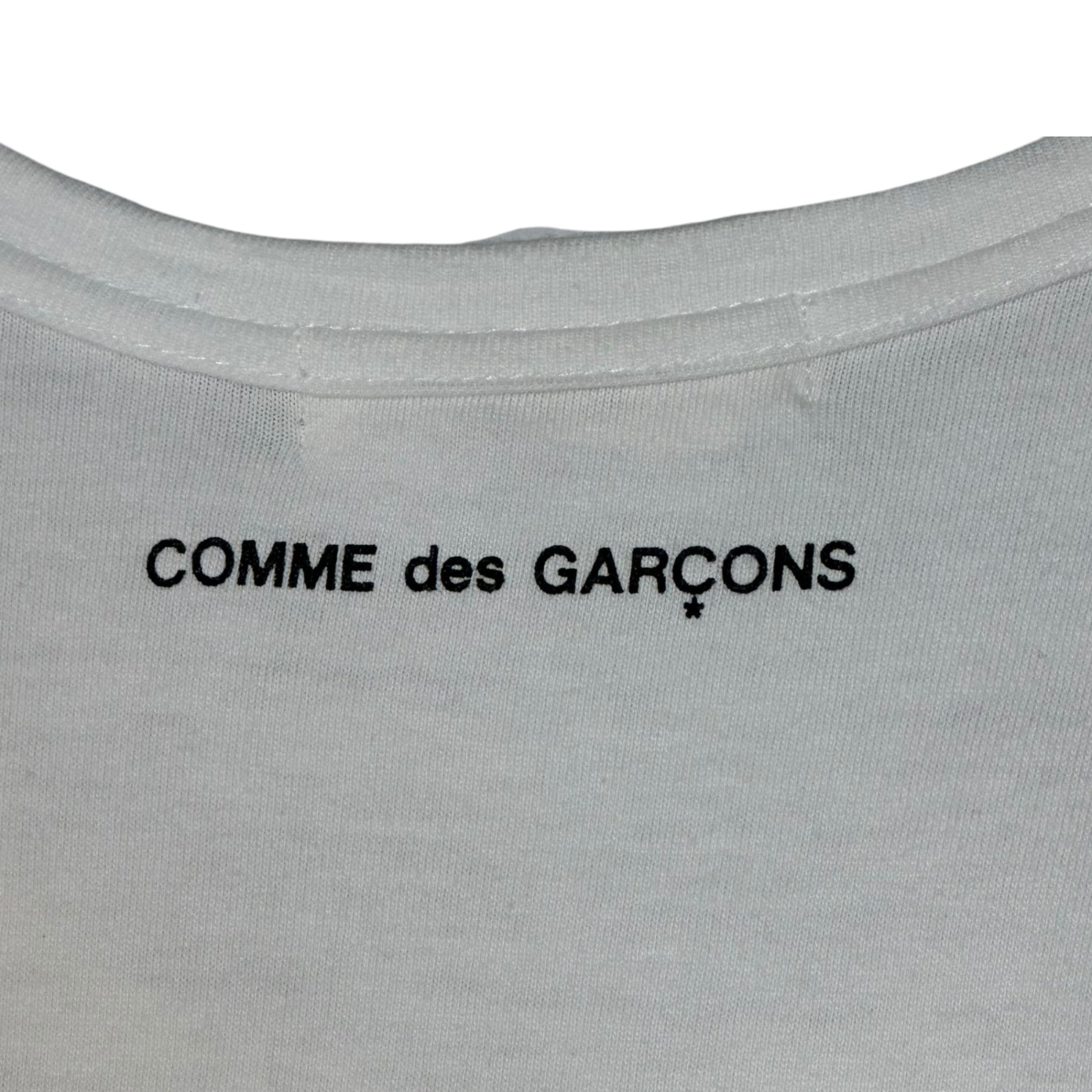 COMME des GARCONS(コムデギャルソン) 09SS Circle Print Crew Neck T-Shirt サークル プリント クルーネック Tシャツ GC-T064 M ホワイト×ブラック AD2008