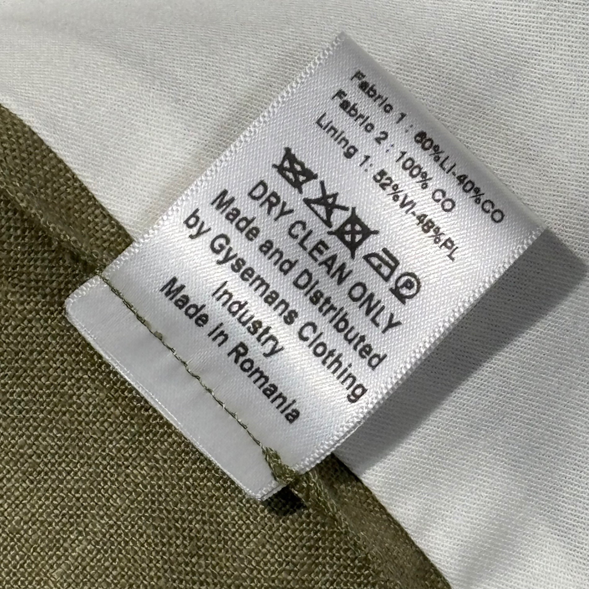 NAMACHEKO(ナマチェコ) Linen Cotton Stand Collar Coat リネン コットン ステンカラー コート XS オリーブ