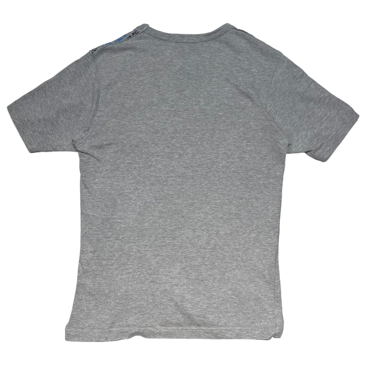 COMME des GARCONS HOMME(コムデギャルソンオム) 13SS Upper body logo T-shirt 上半身 ロゴ Tシャツ HK-T024 S グレー×ブルー AD2012