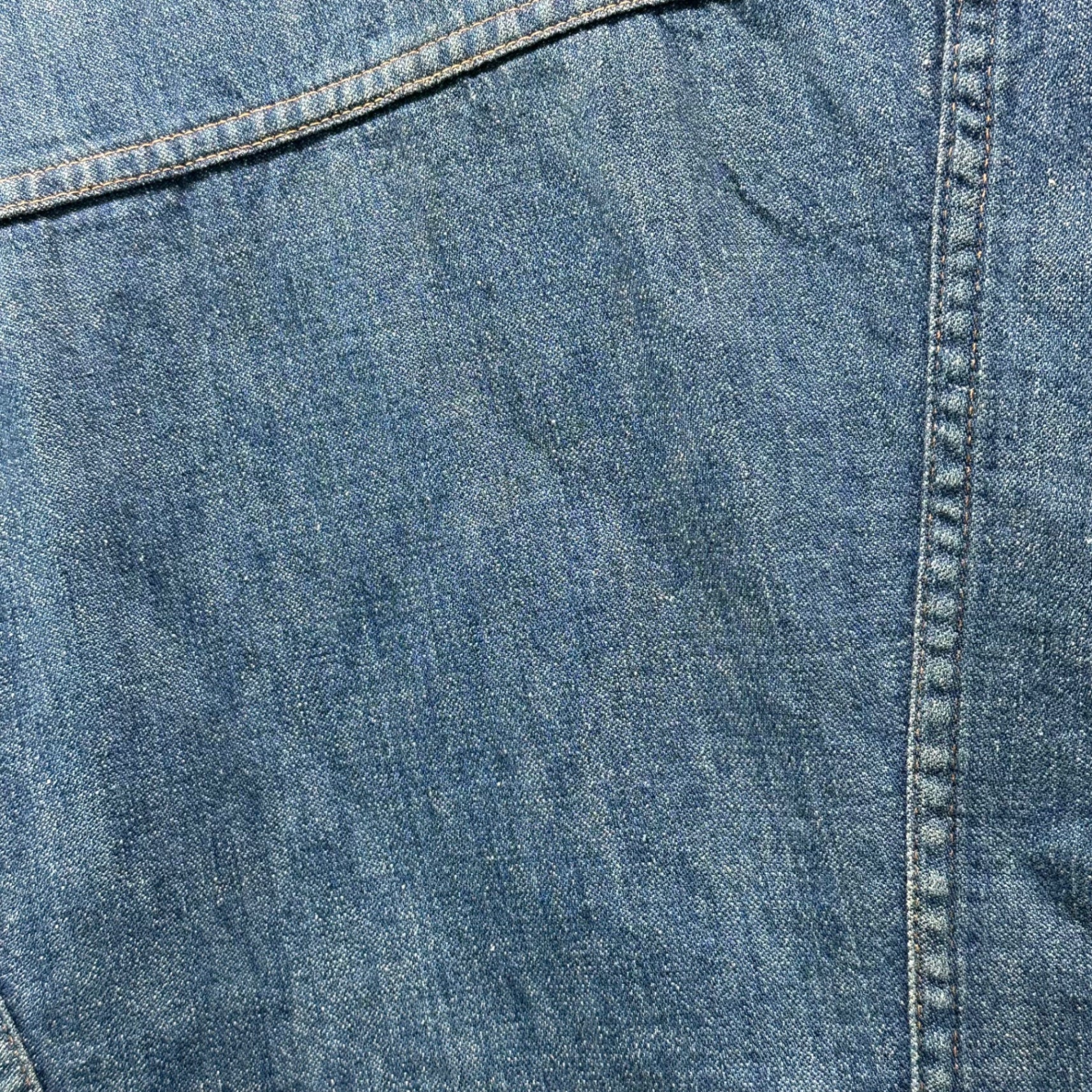 MAVERICK(マーベリック) 70's Collar Corduroy Inner Fleece Lining Western-Style Denim Jacket 70年代 襟 コーデュロイ 内ボア ウエスタン デニム ジャケット L程度 インディゴ×ブラウン タグ印字消え ヴィンテージ