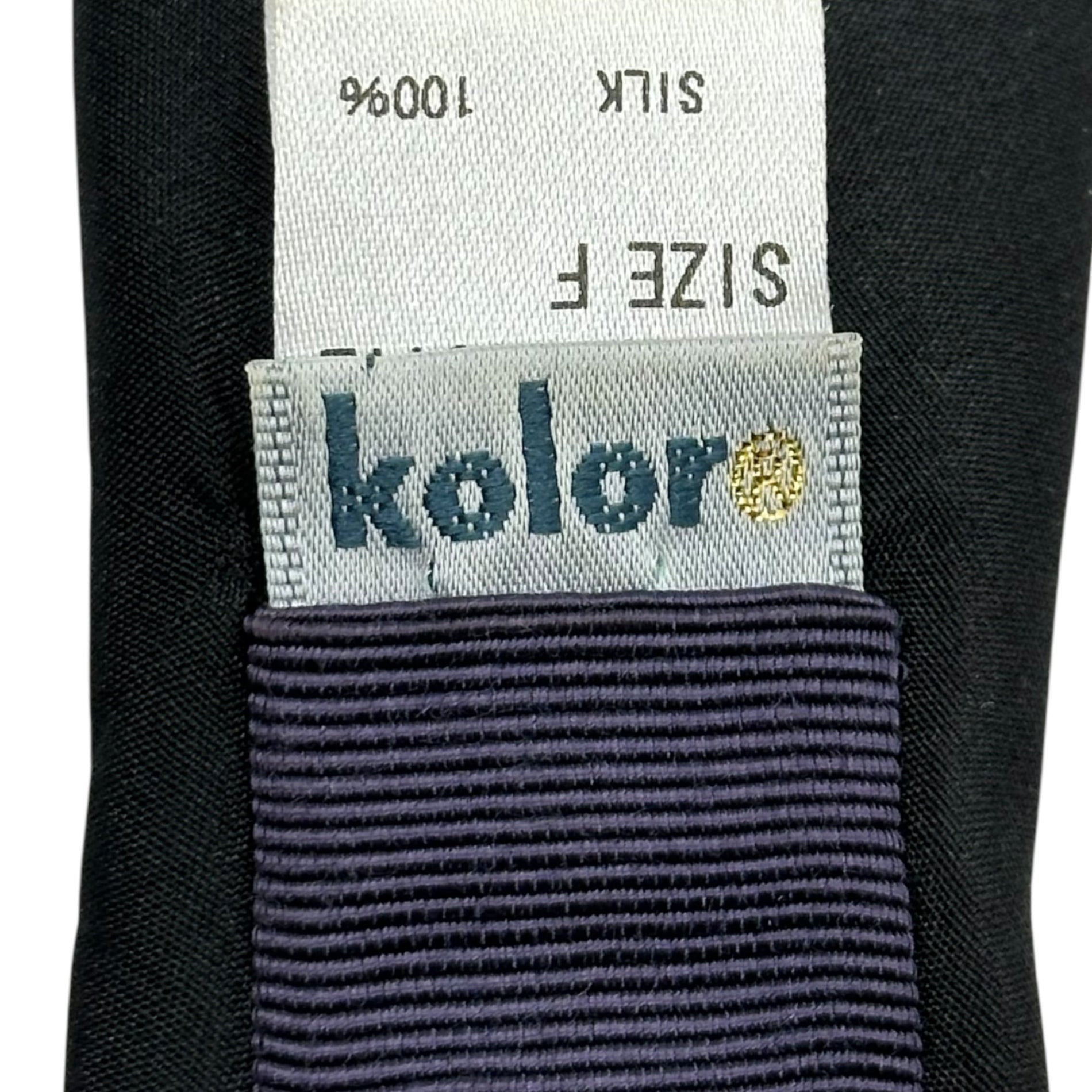 kolor(カラー) 12SS Silk tie シルク ネクタイ 12SCM-A09112 ブラック
