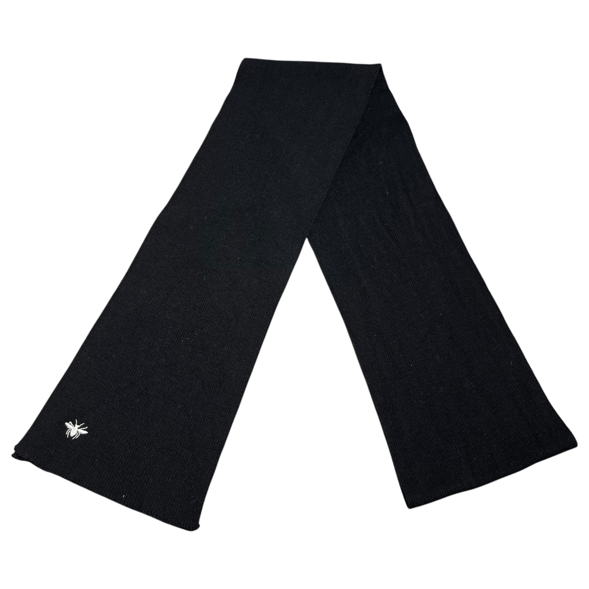 Dior HOMME(ディオールオム) Super Long Bee Logo Embroidery Scarf 