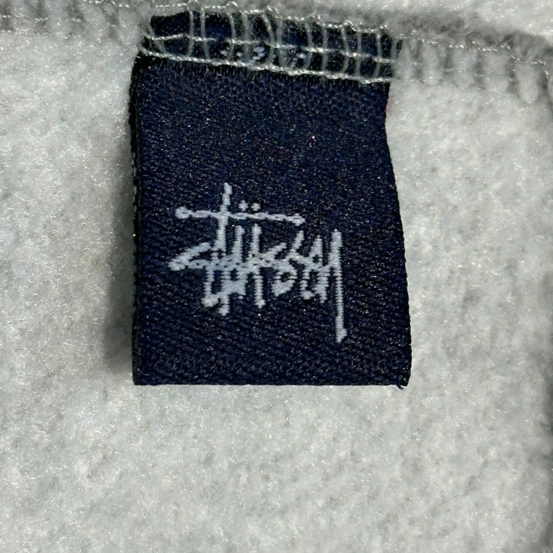 STUSSY(ステューシー) 00's Sneaker Print Sweatshirt スニーカー プリント スウェット L グレー×ネイビー パロディー