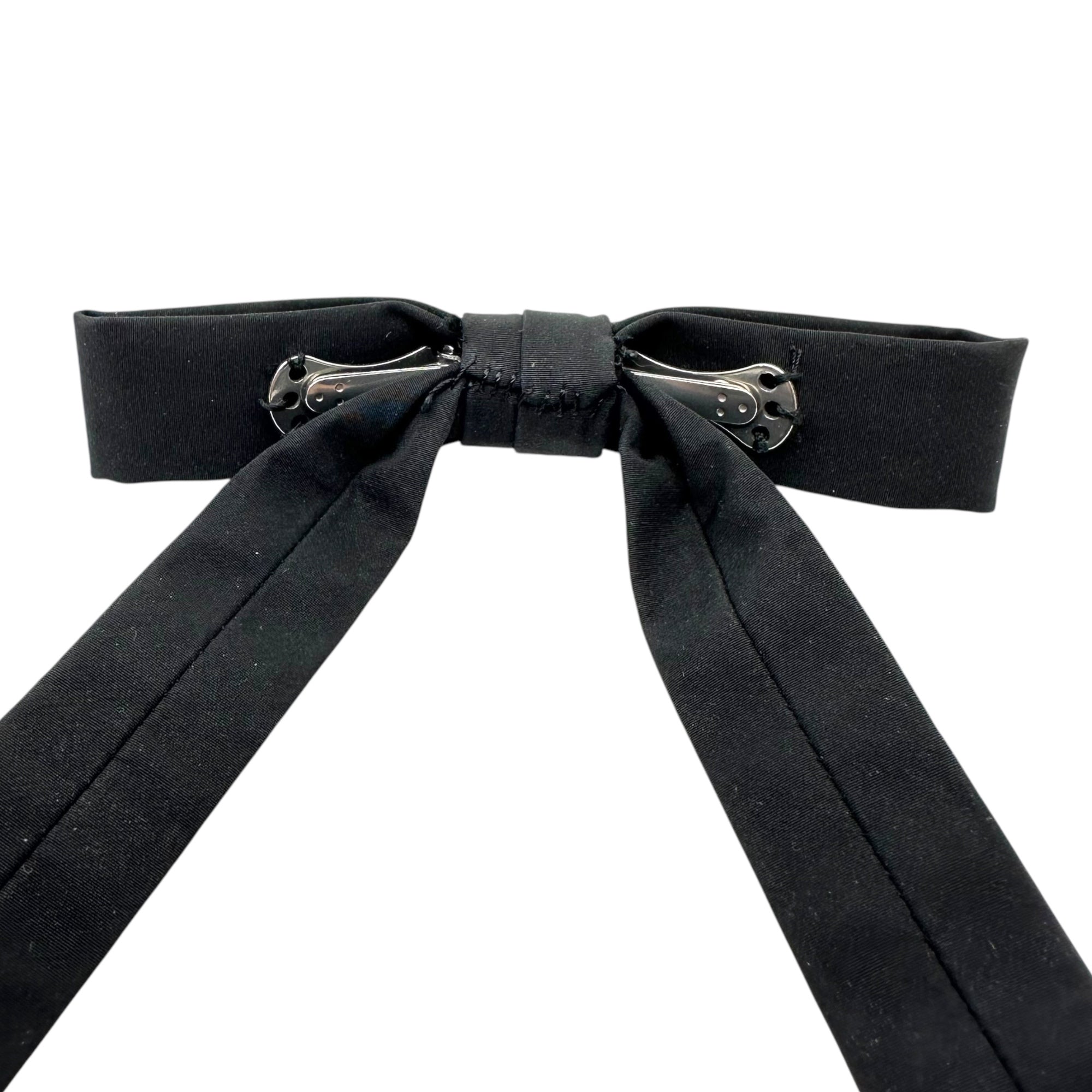 TOGA ARCHIVES(トーガ アーカイブス) Metal ribbon tie メタル リボン タイ TZ251-AC999 ブラック 蝶ネクタイ