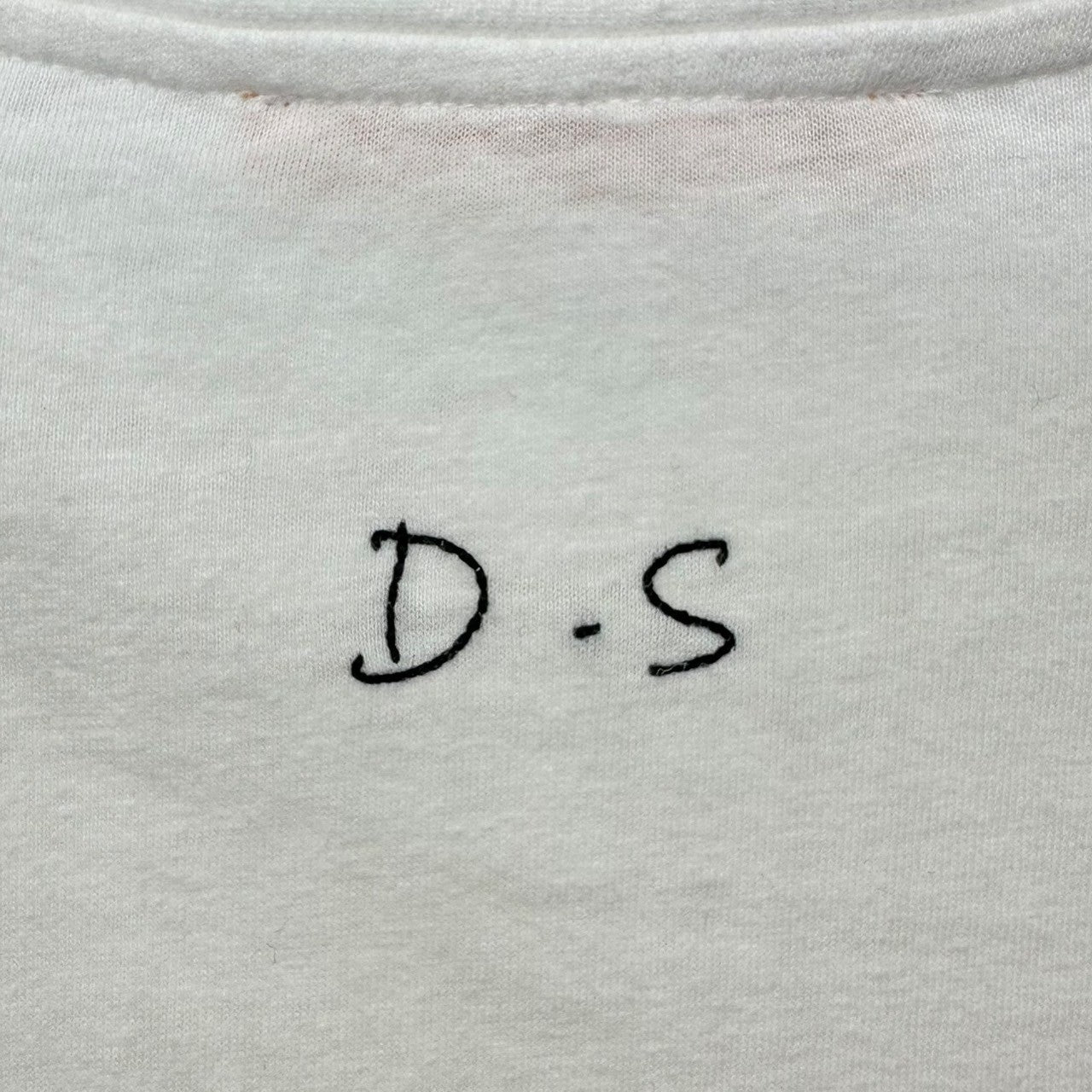 COACH(コーチ) Round Signature Logo T-Shirt ラウンド シグネチャー ロゴ Tシャツ サイズ表記切れ ホワイト×ベージュ