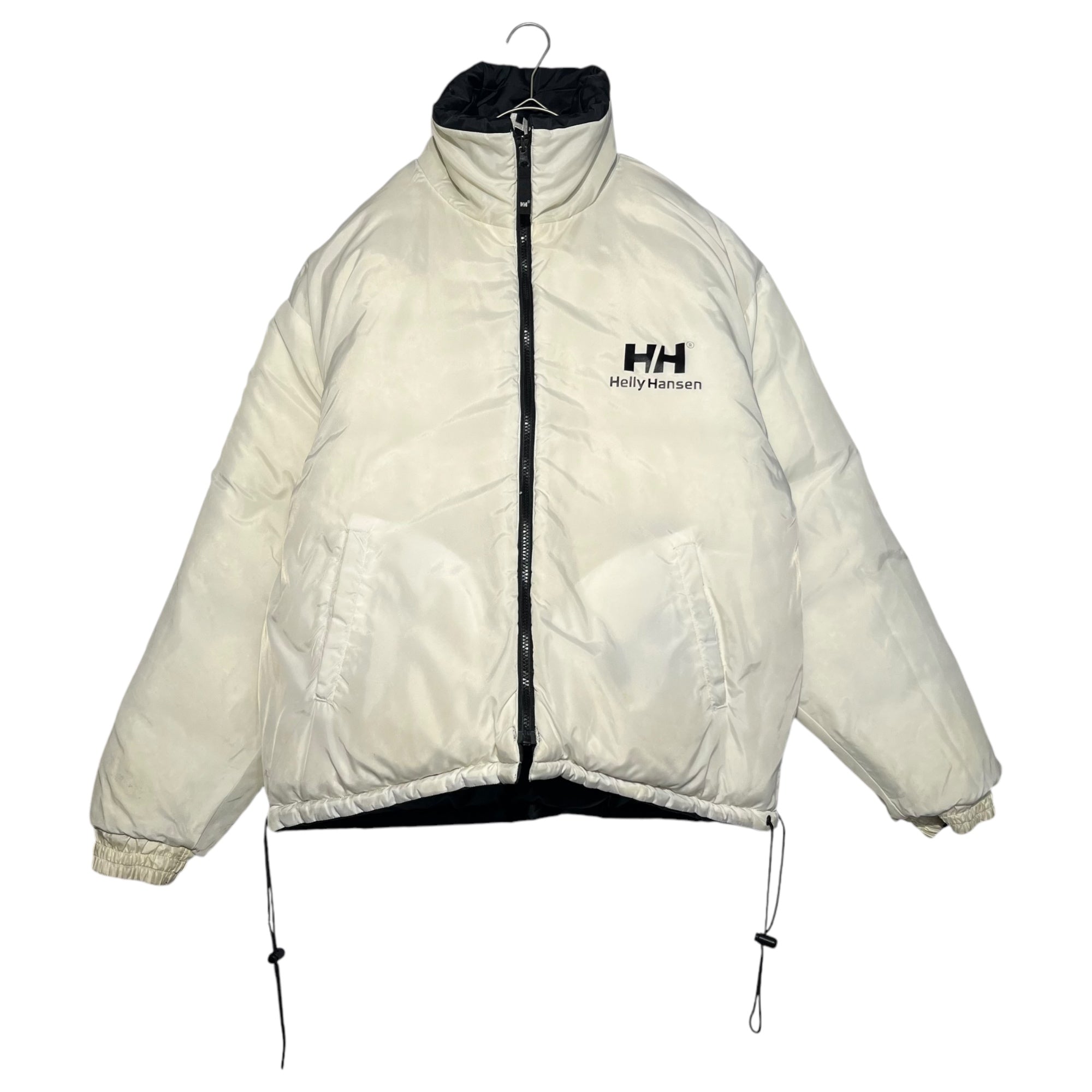HELLY HANSEN(ヘリーハンセン) Reversible logo down jacket リバーシブル ロゴ ダウン ジャケット ZN19800 L ブラック×ホワイト