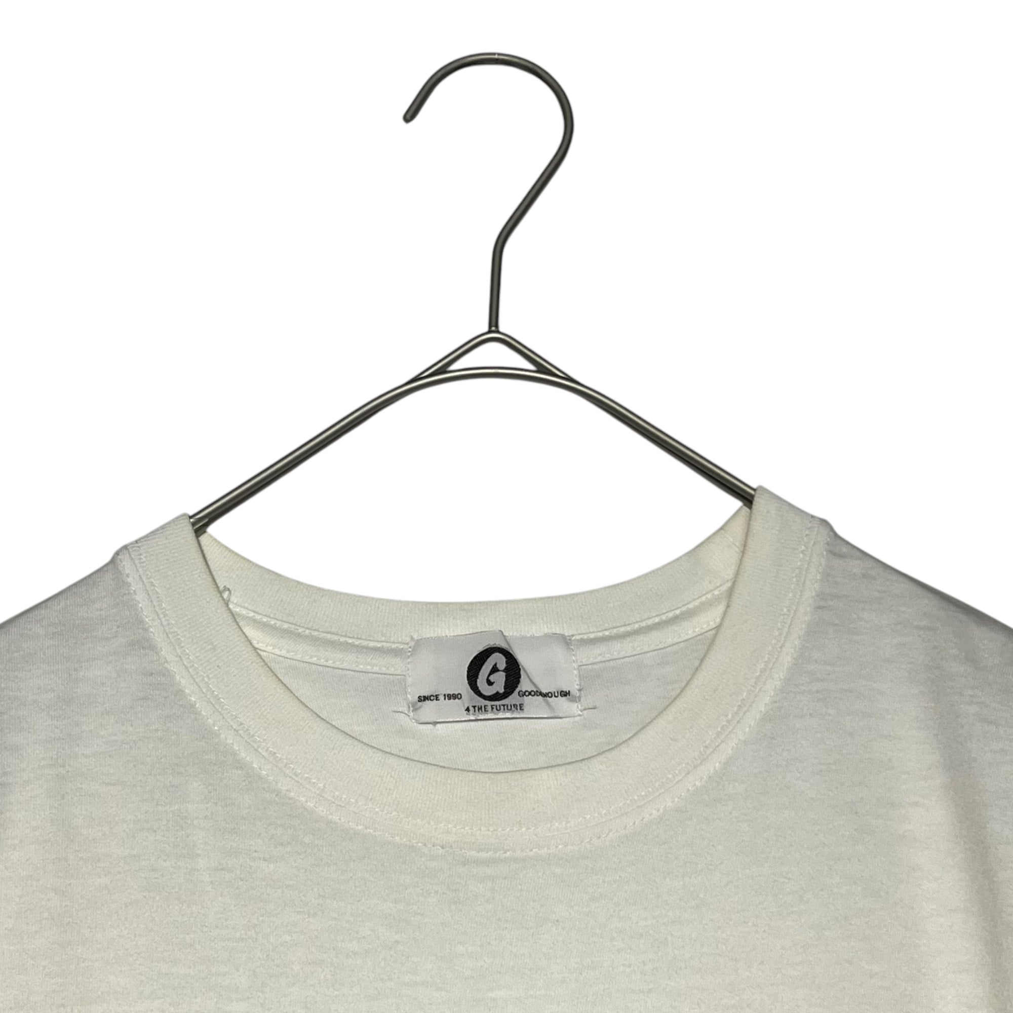 GOODENOUGH × FRAGMENT DESIGN(グッドイナフ×フラグメントデザイン) THE CONVENI Back print pocket T-shirt ザコンビニ バックプリントポケットTシャツ 2(M) ホワイト エルメスオマージュ 稀少品