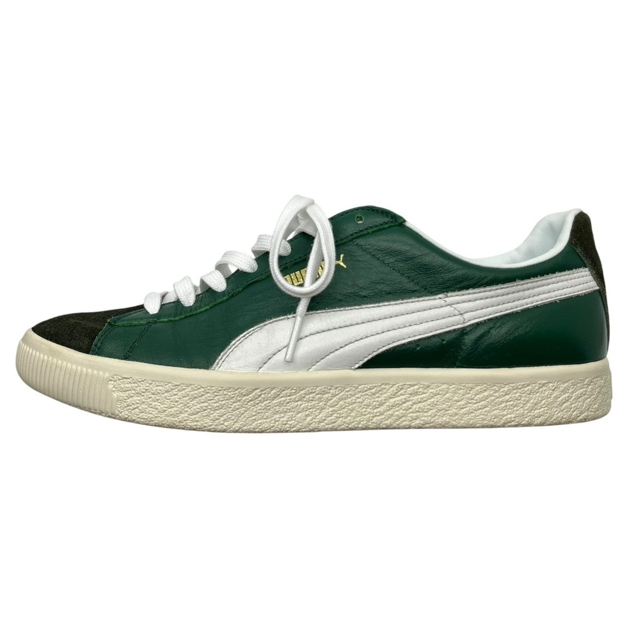 PUMA×ATMOS×SOMA(プーマ×アトモス×ソーマ) MADE IN JAPAN SUEDE VTG MIJ スウェード ローカット スニーカー 394682-01 26cm グリーン×ホワイト 箱付 コラボ