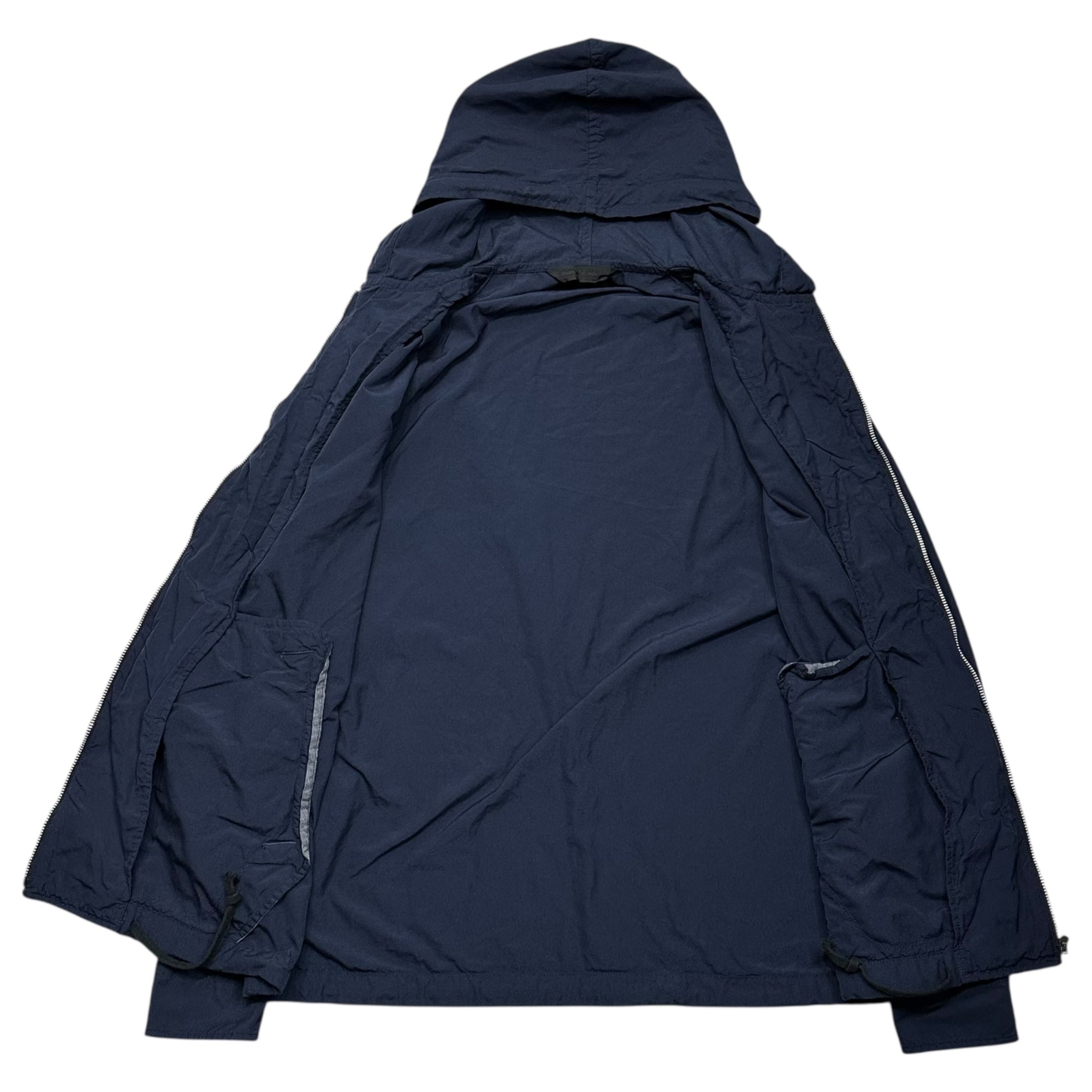 COMME des GARCONS HOMME DEUX(コムデギャルソンオムドゥ) 22SS Post-dyed Hooded Zip-Up Jacket 後染め フーデッド ジップアップ ジャケット DI-B030 M ネイビー AD2021