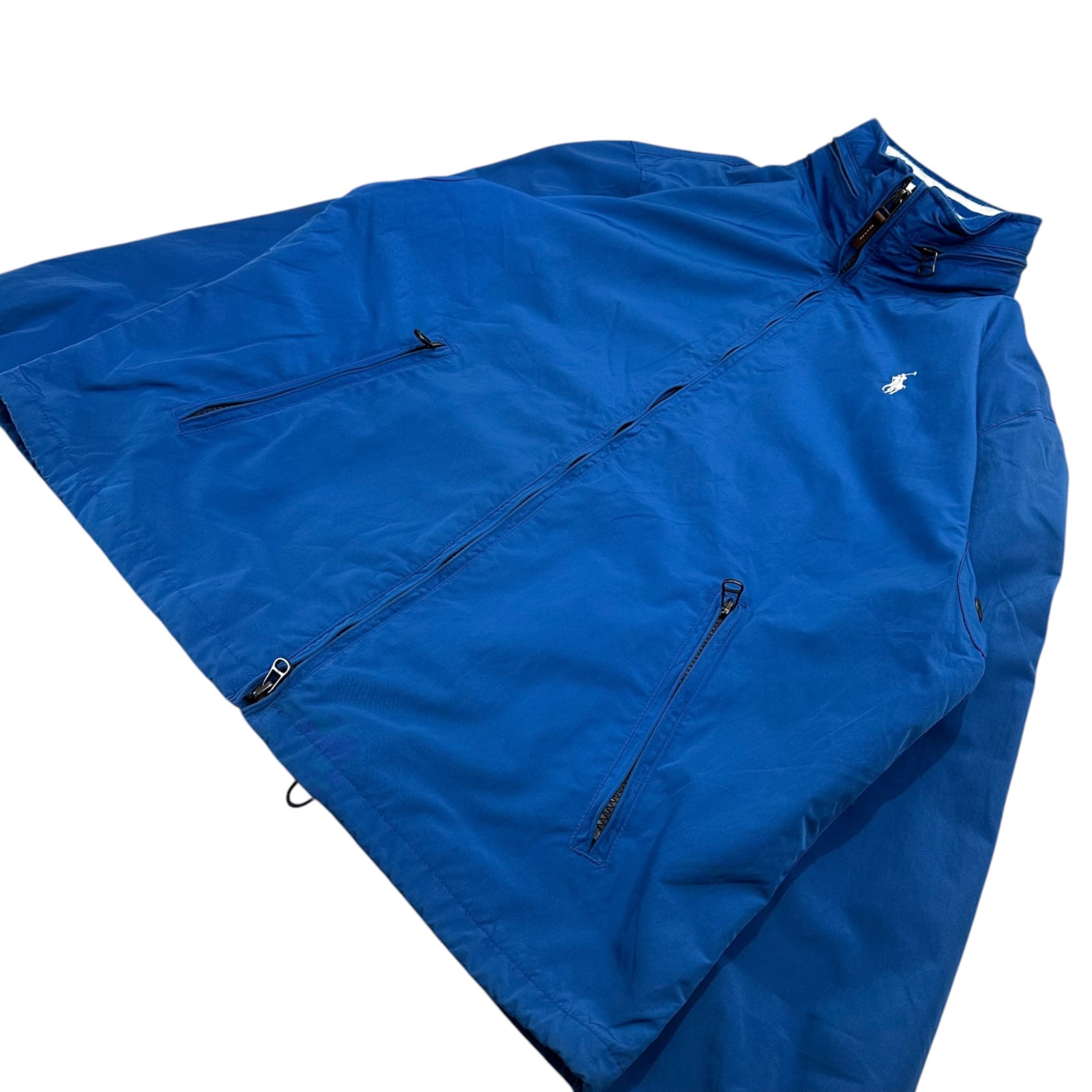 POLO GOLF RALPH LAUREN(ポロゴルフラルフローレン) Nylon Zip-Up Jacket ナイロン ジップアップ ジャケット 7287043LSWB5 M ブルー