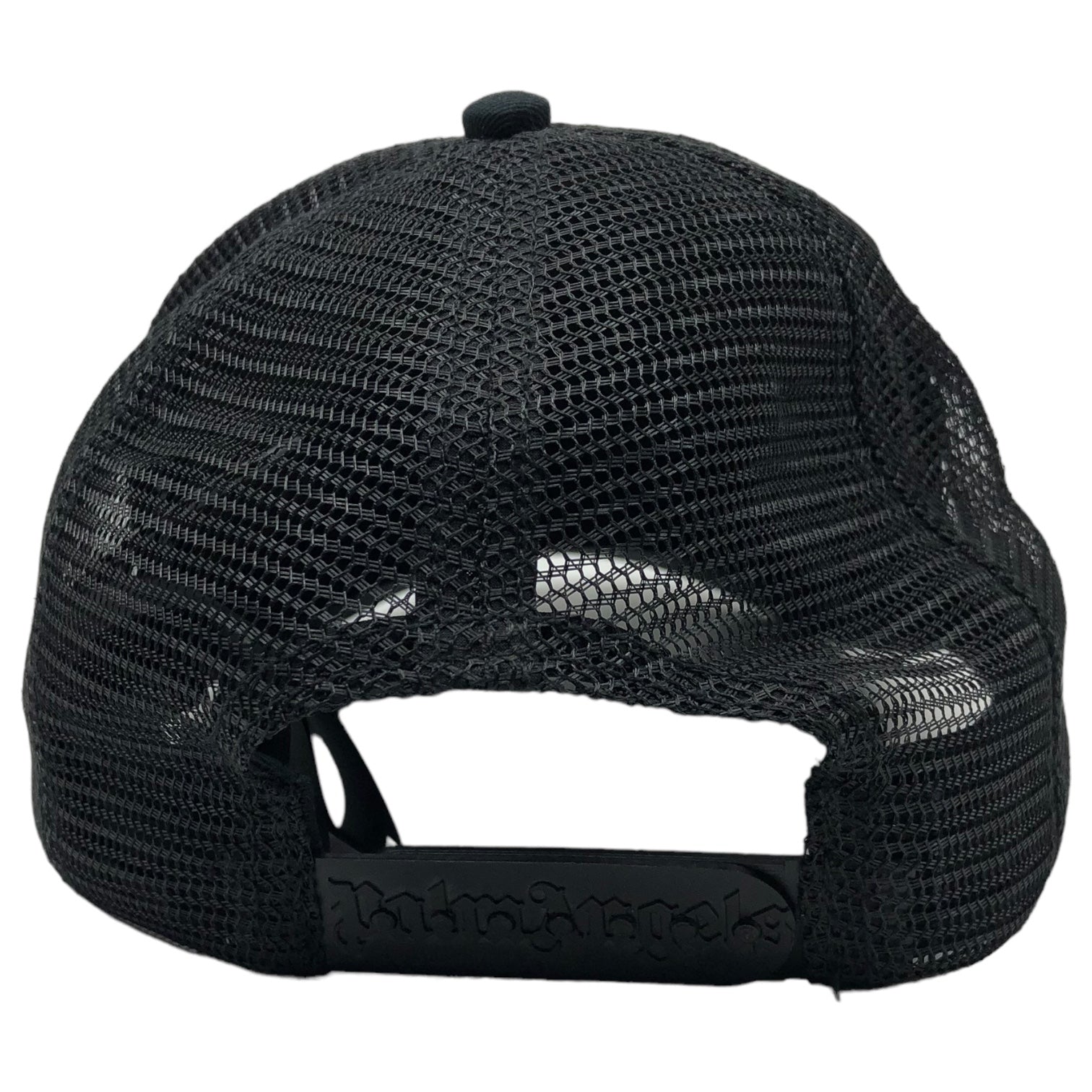 Palm Angels(パームエンジェルス) bear cap 熊 キャップ QRコードタグ有(パームエンジェルス公式確認済み) O/S ブラック×ホワイト×アイボリー