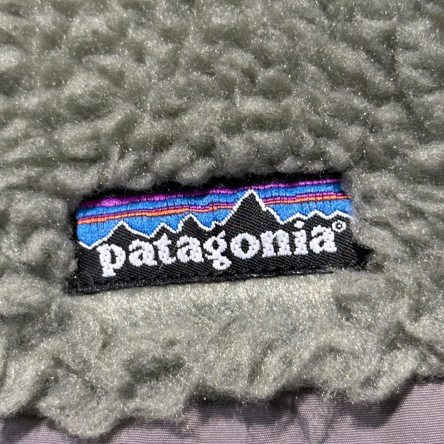 Patagonia(パタゴニア) 2002AW USA made CLASSIC RETRO CARDIGAN クラシック レトロ カーディガン 23024 L モスグリーン 00's USA製 ヴィンテージ ボア フリース ジャケット