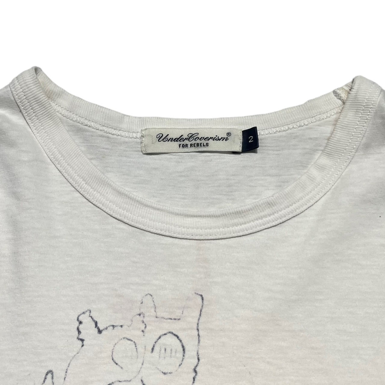 UNDERCOVERISM(アンダーカバイズム) “GRACE” PRINT T-SHIRT グレイス プリント Tシャツ 2(M) ホワイト