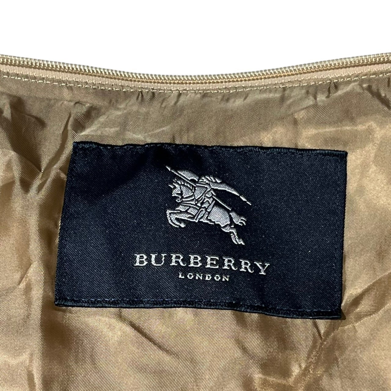 BURBERRY LONDON(バーバリーロンドン) 90's ノヴァチェック ダウン ライナー ベスト BBN56-920-40 L ベージュ ヴィンテージ